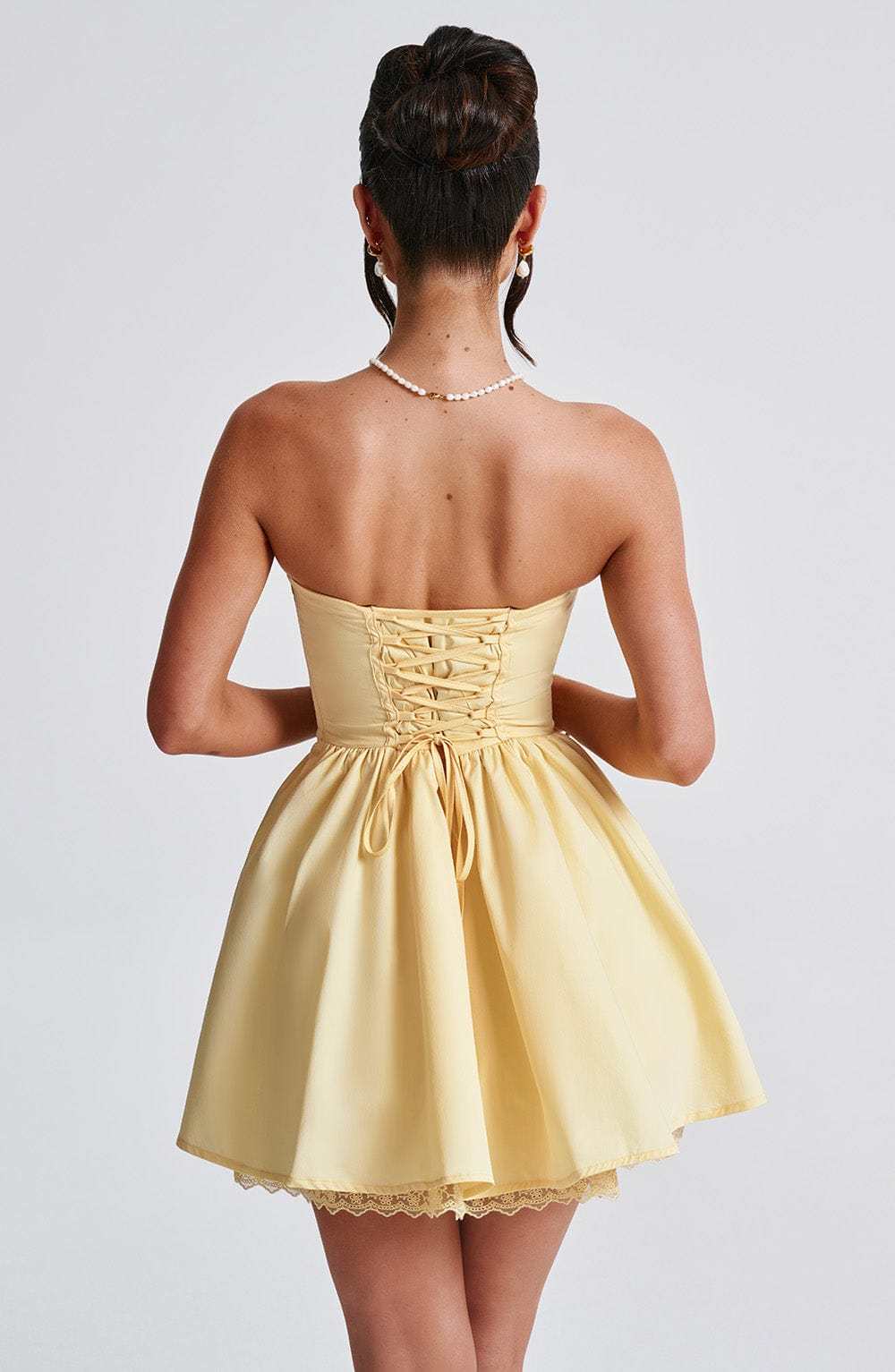 Evie Mini Dress - Lemon-My Top Dress.All Rights Reserved