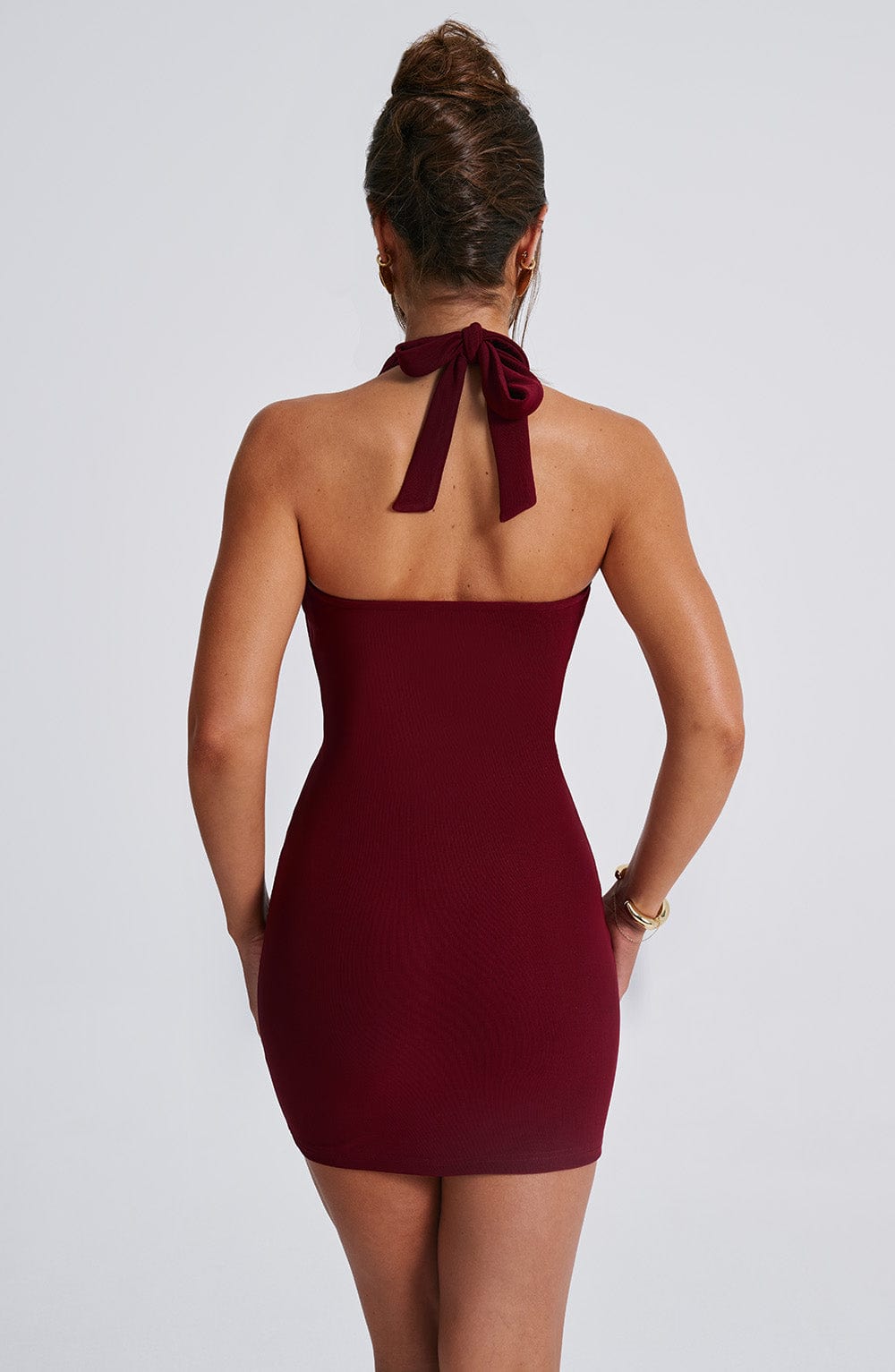 Fallon Mini Dress - Burgundy-My Top Dress.All Rights Reserved