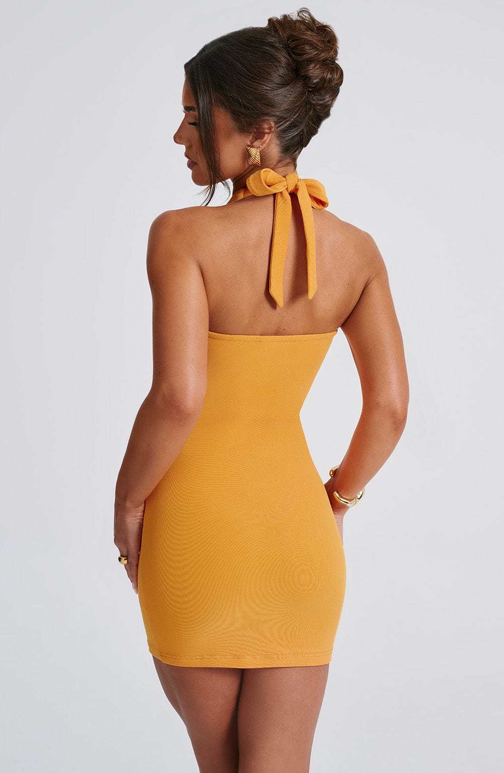 Fallon Mini Dress - Tangerine-My Top Dress.All Rights Reserved