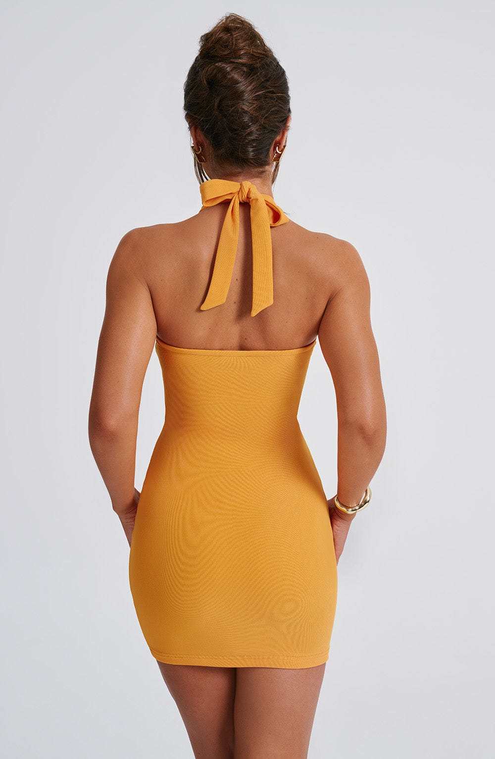 Fallon Mini Dress - Tangerine-My Top Dress.All Rights Reserved