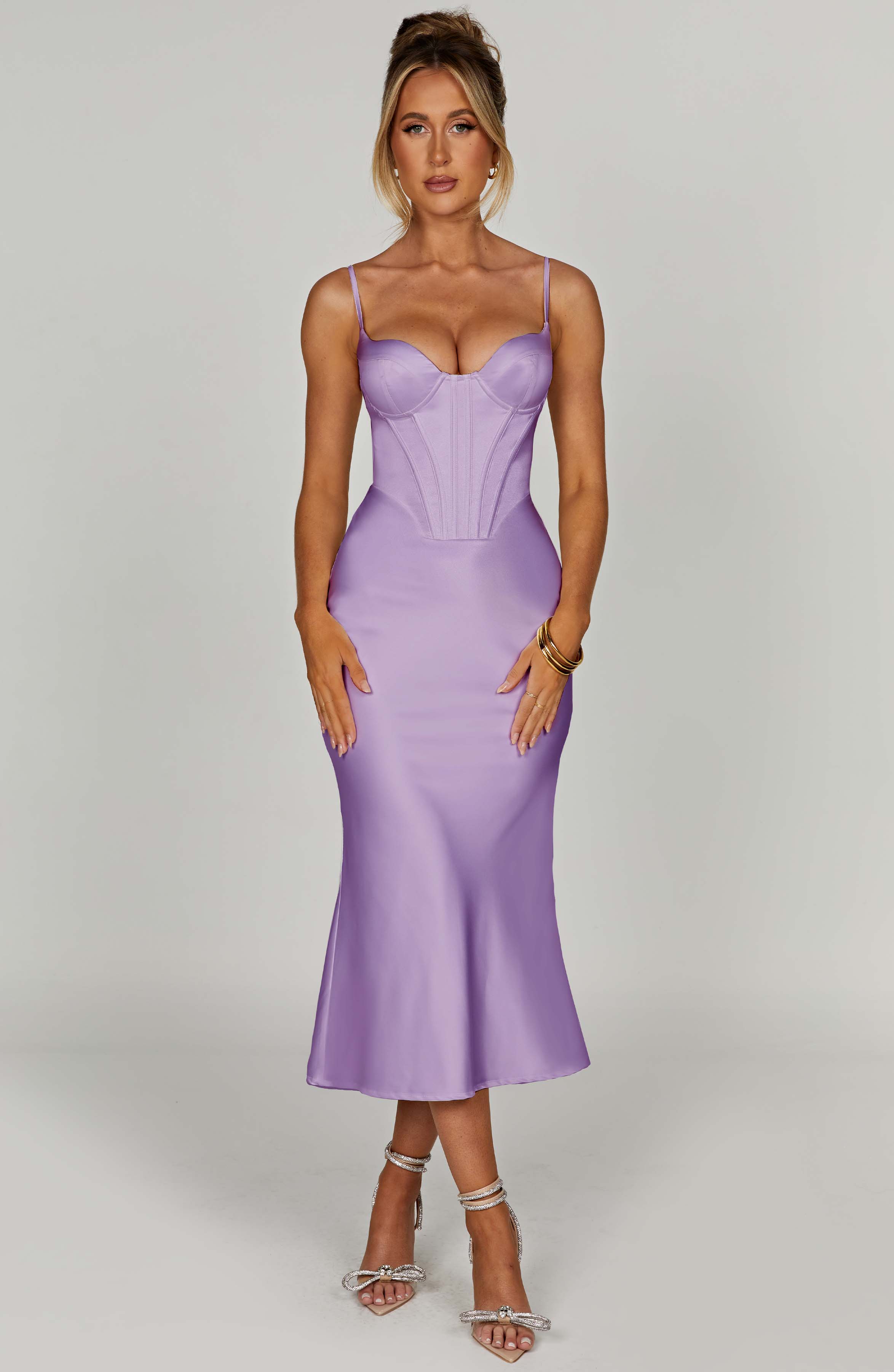 Farrah Midi Dress - Purple-My Top Dress.All Rights Reserved