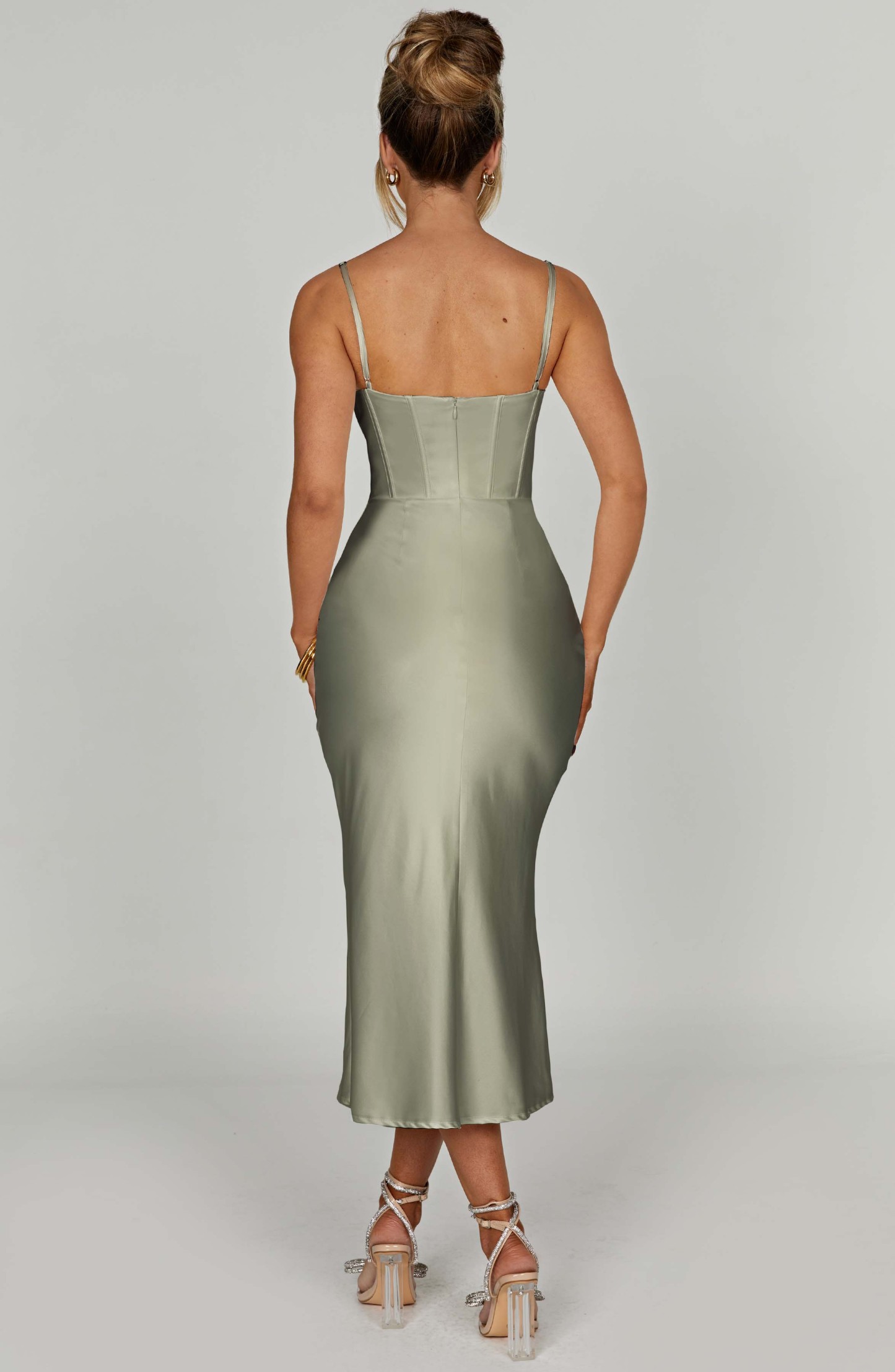 Farrah Midi Dress - Sage-My Top Dress.All Rights Reserved