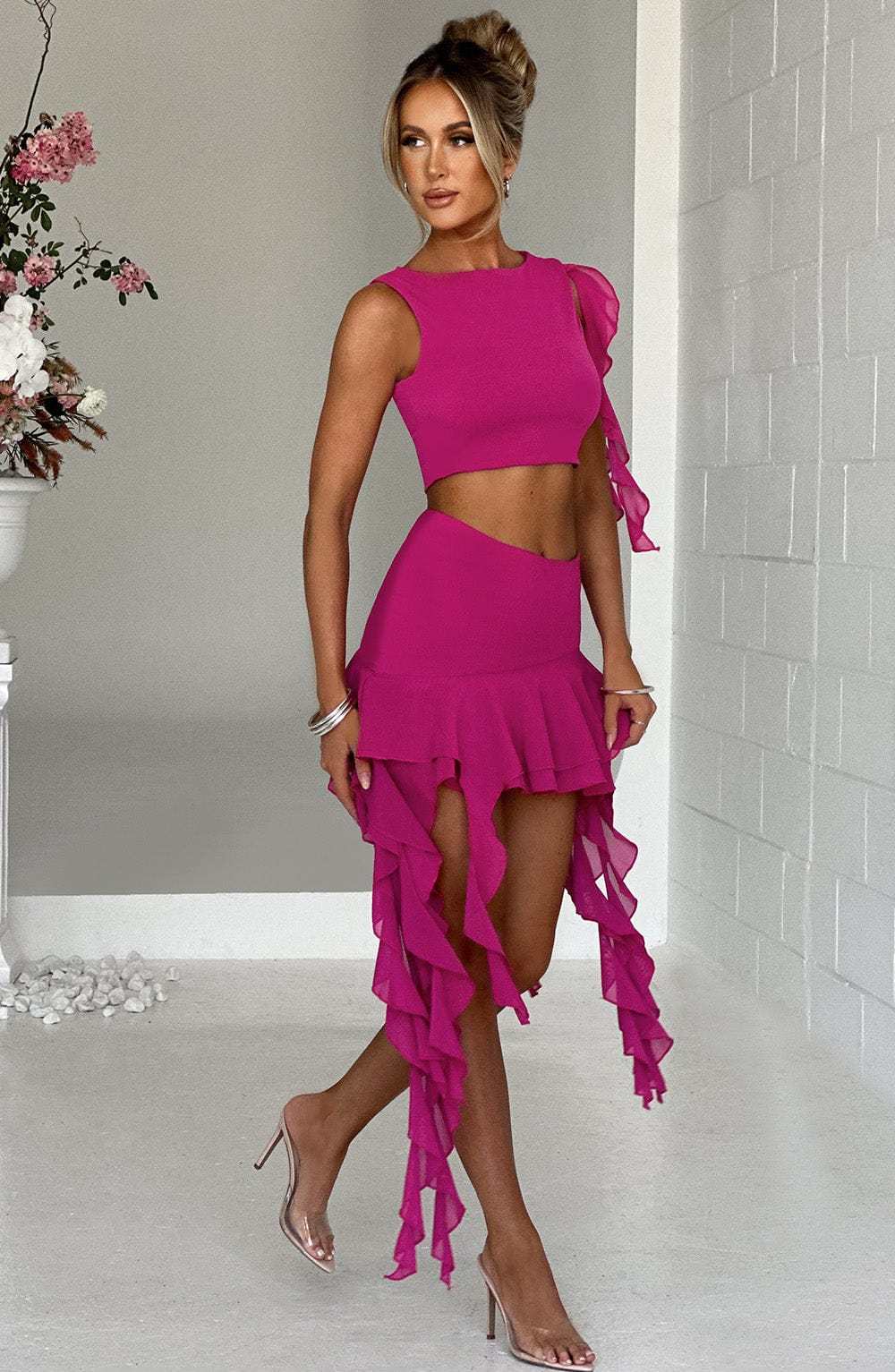 Ferna Top - Hot pink-My Top Dress.All Rights Reserved