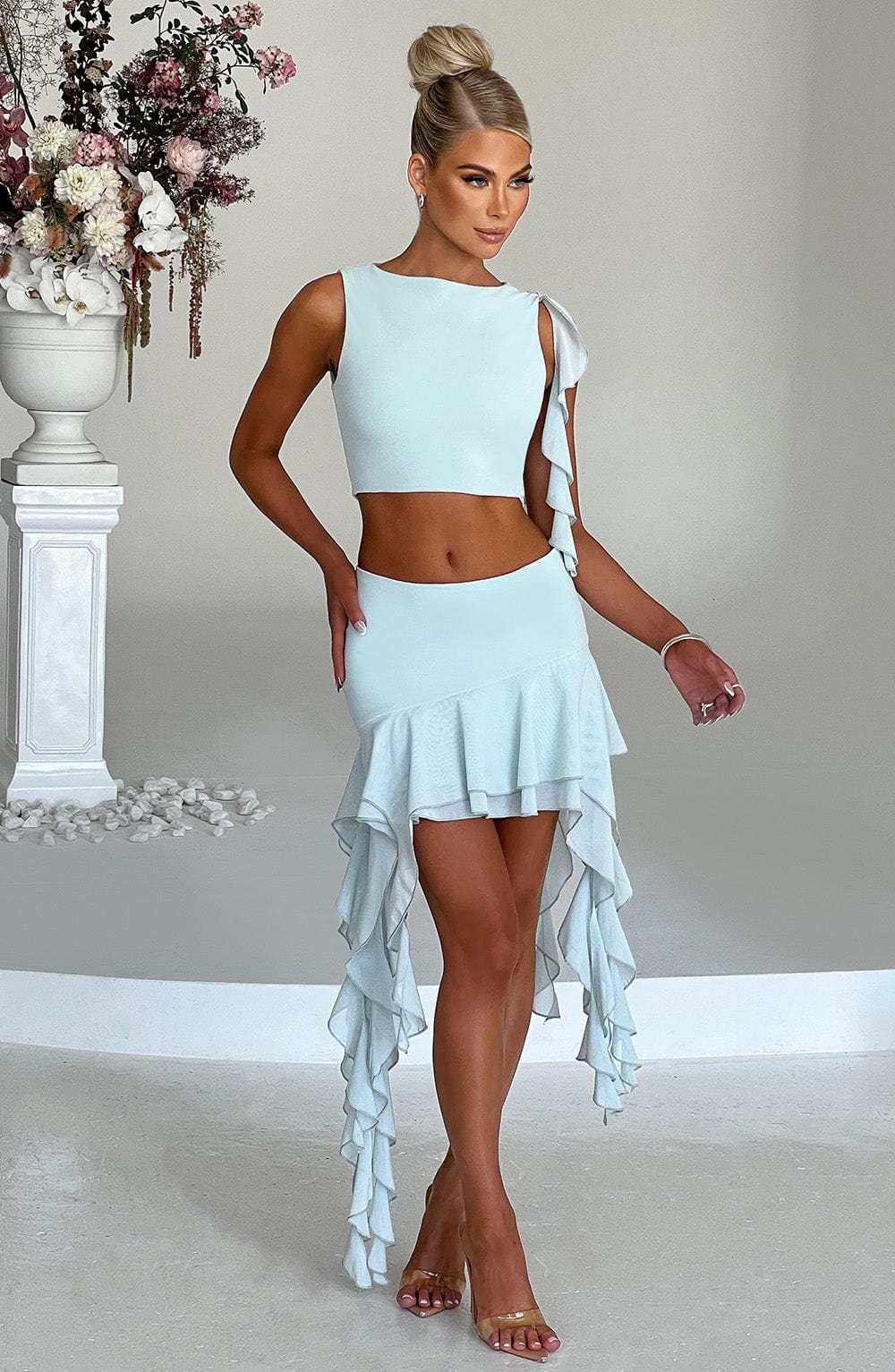 Ferna Mini Skirt - Mint-My Top Dress.All Rights Reserved