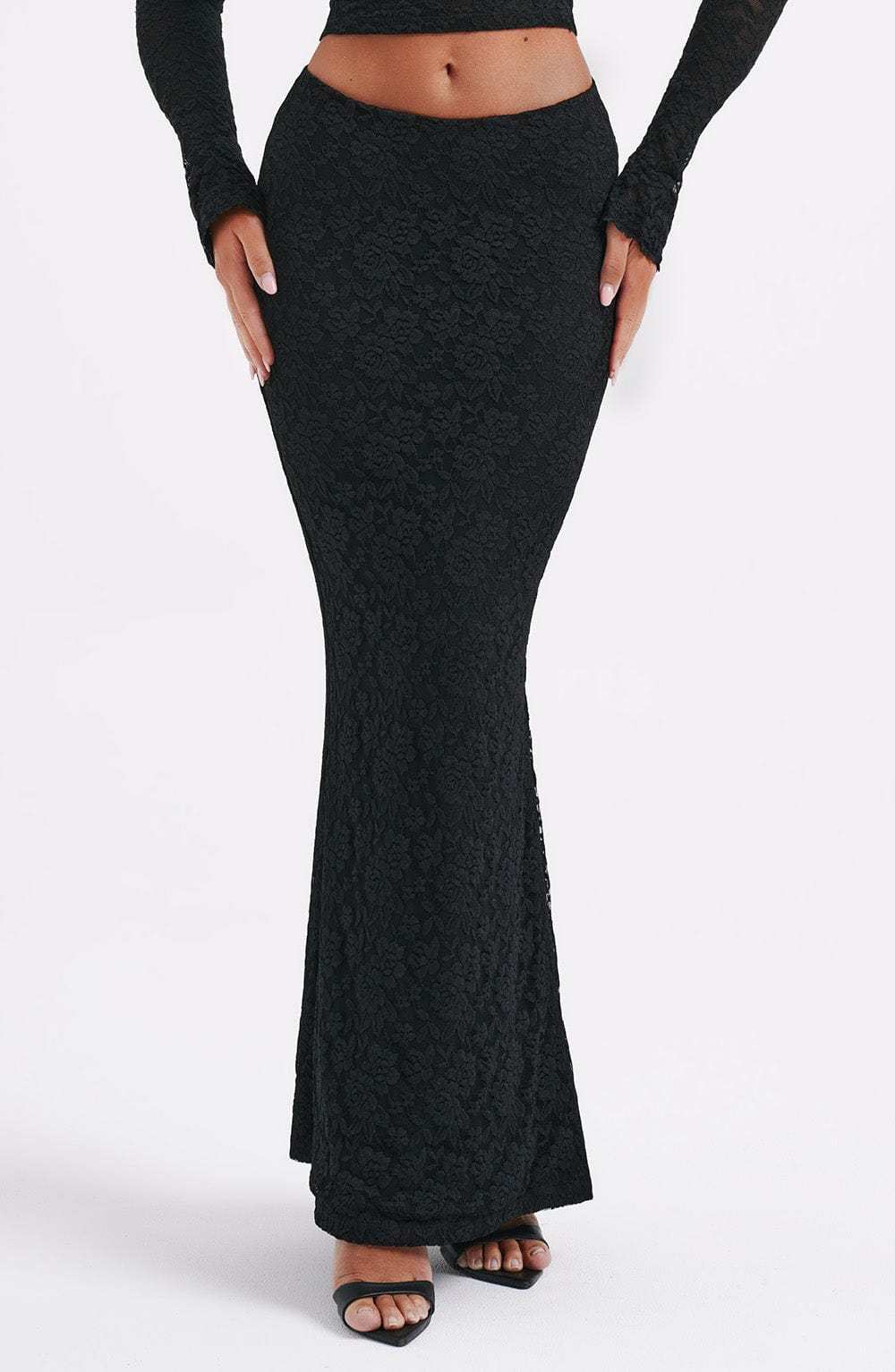Fernanda Maxi Skirt - Black-My Top Dress.All Rights Reserved