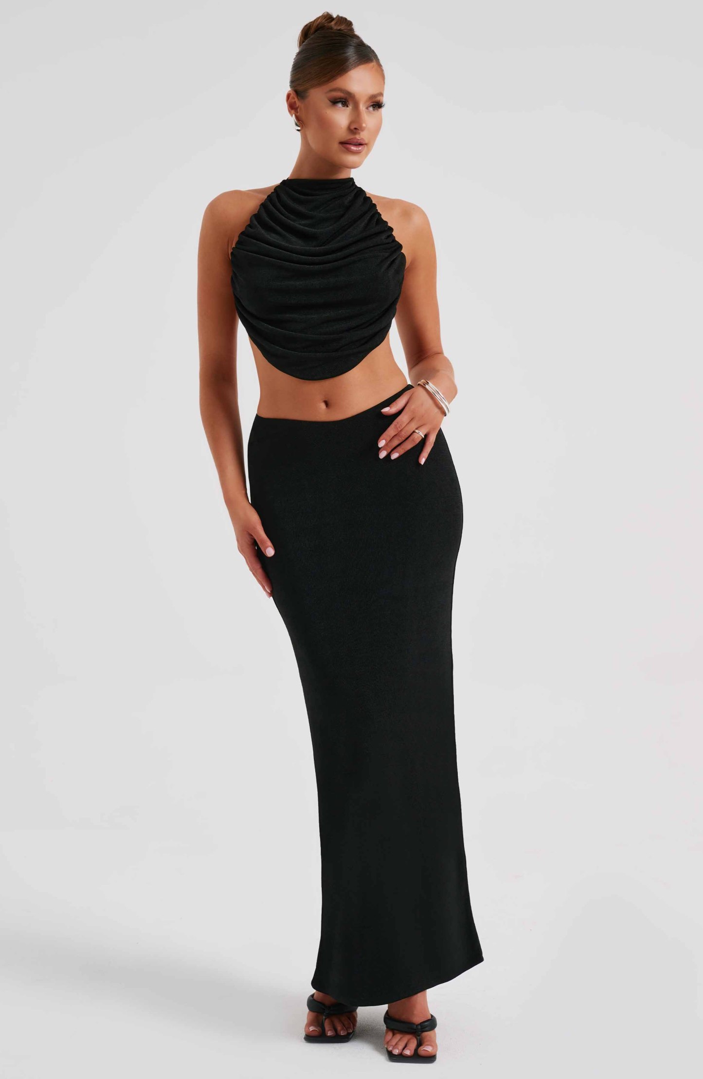 Fifi Maxi Skirt - Black-My Top Dress.All Rights Reserved