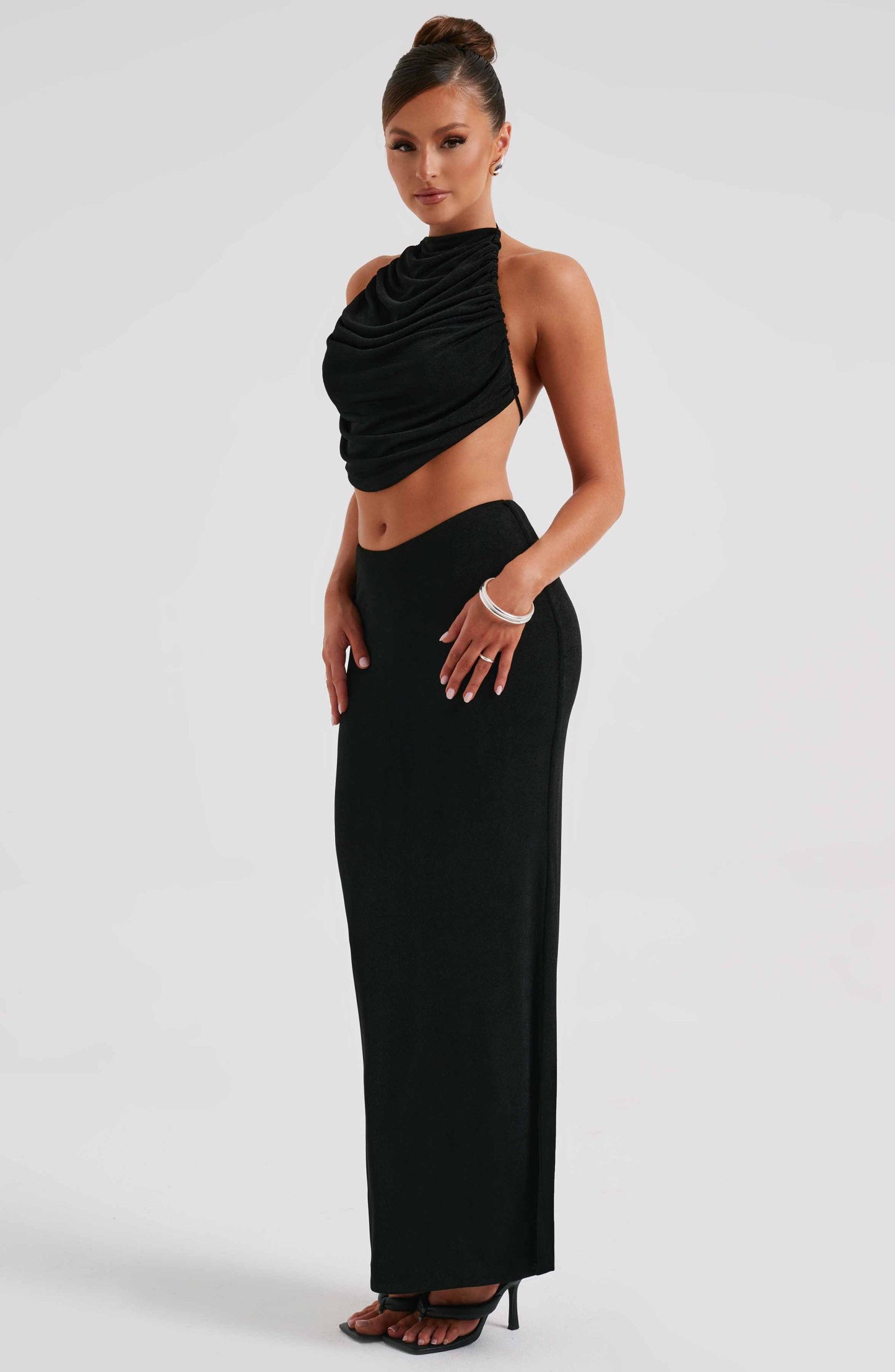 Fifi Maxi Skirt - Black-My Top Dress.All Rights Reserved