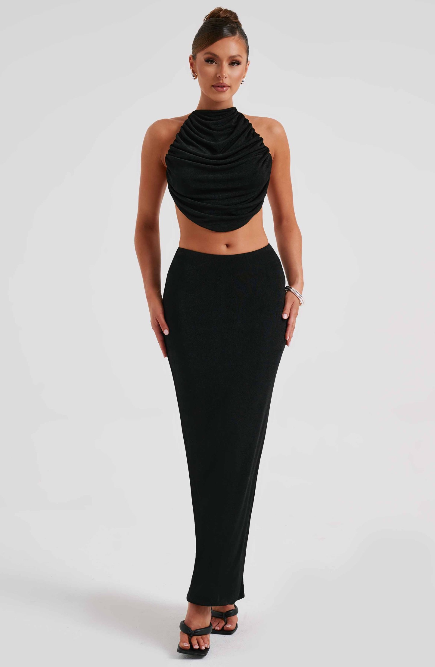 Fifi Maxi Skirt - Black-My Top Dress.All Rights Reserved