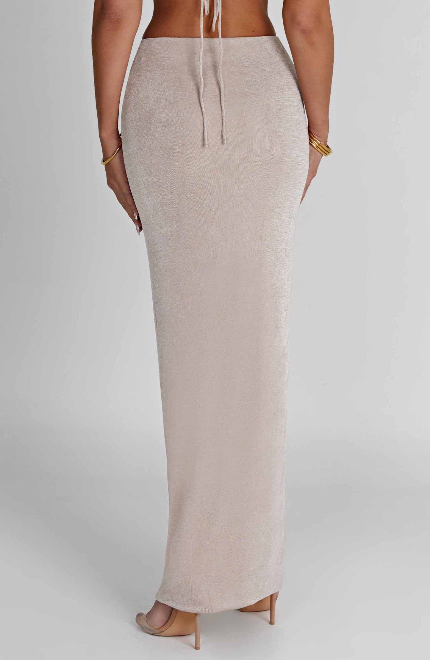 Fifi Maxi Skirt - Champagne-My Top Dress.All Rights Reserved