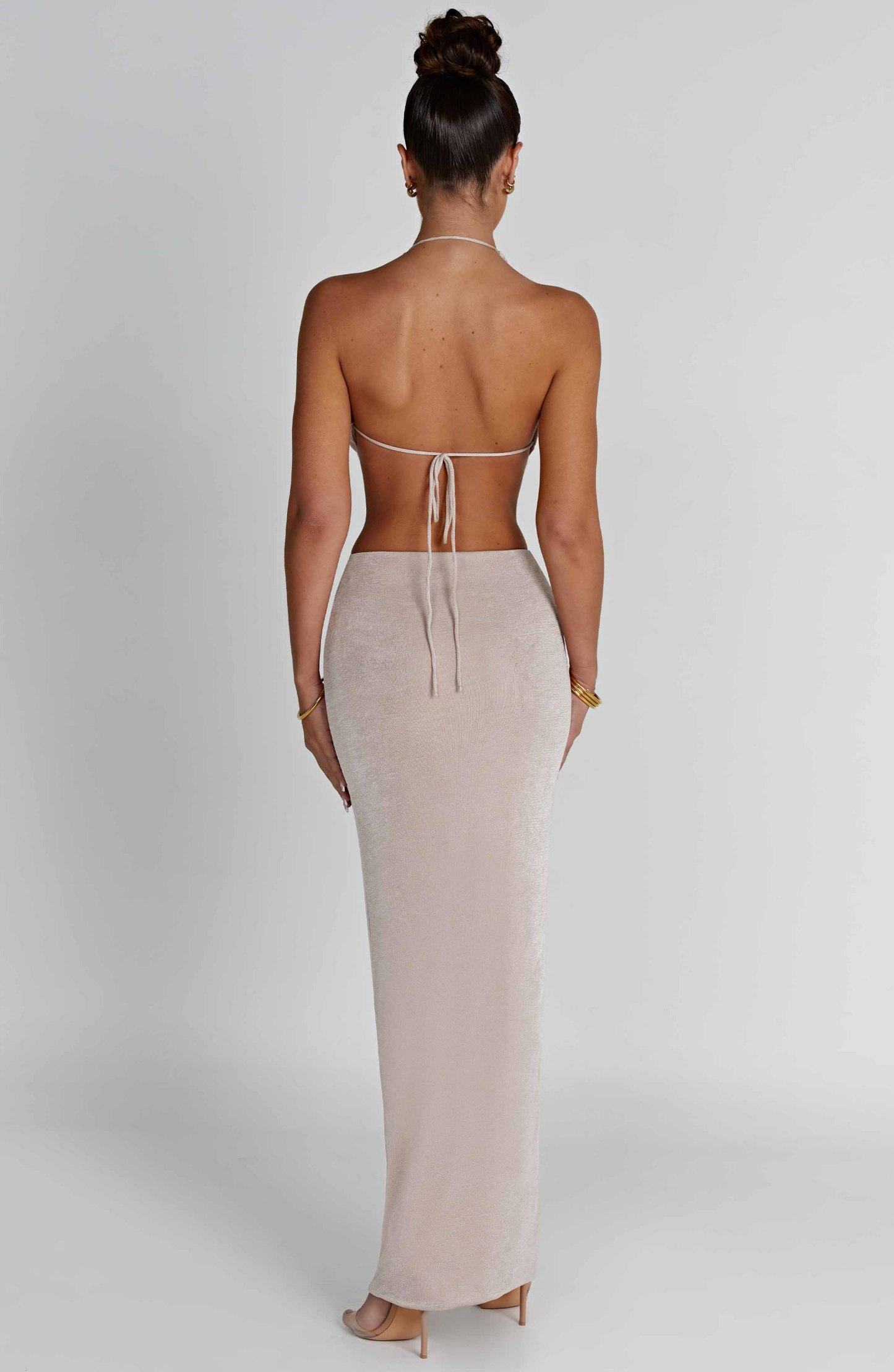 Fifi Maxi Skirt - Champagne-My Top Dress.All Rights Reserved