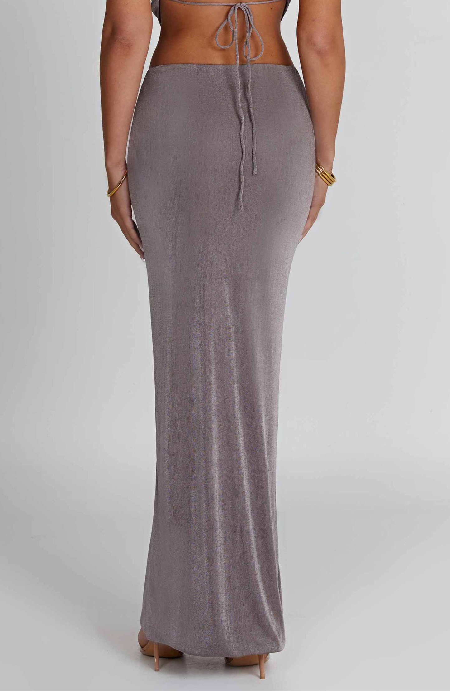 Fifi Maxi Skirt - Charcoal-My Top Dress.All Rights Reserved