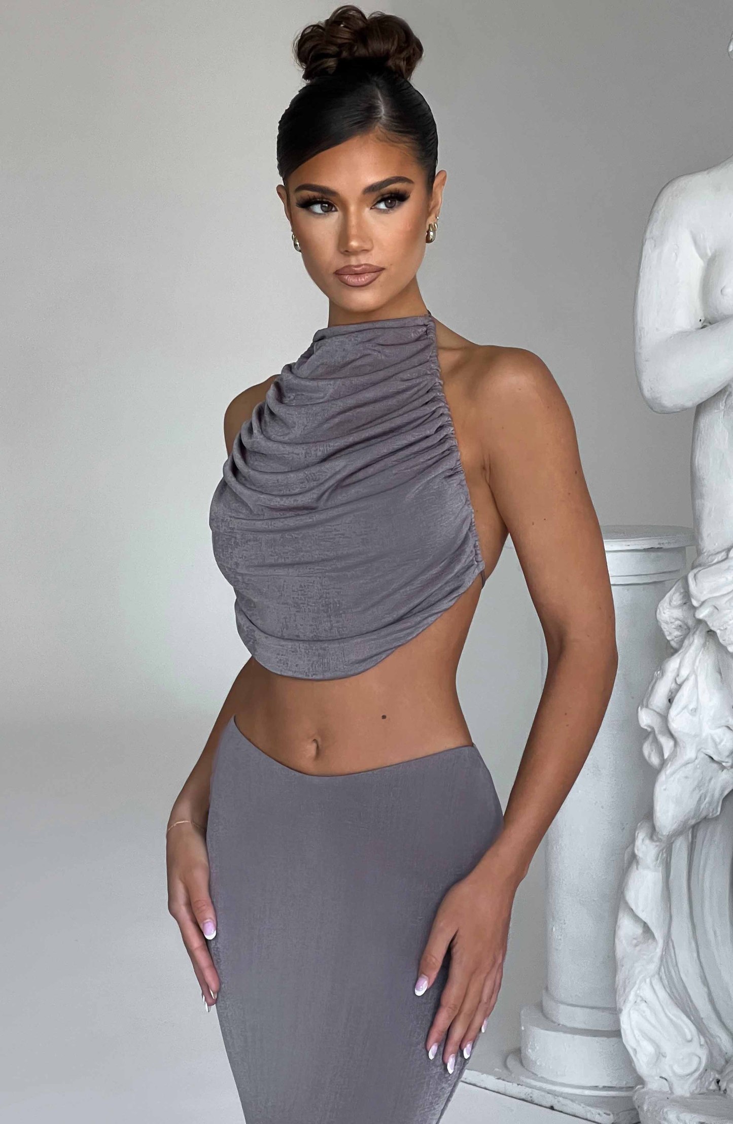 Fifi Top - Charcoal-My Top Dress.All Rights Reserved