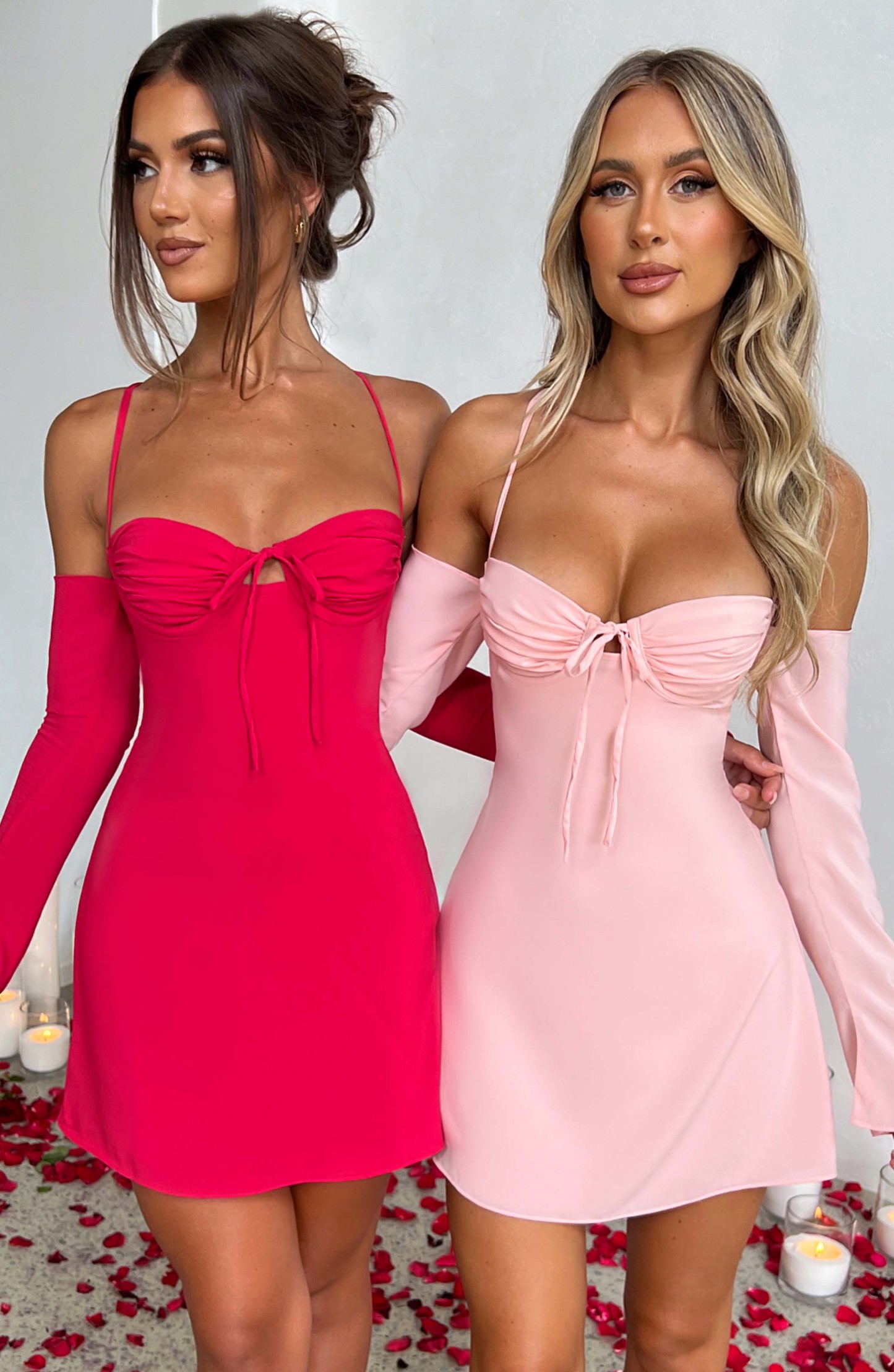 Fiona Mini Dress - Blush-My Top Dress.All Rights Reserved