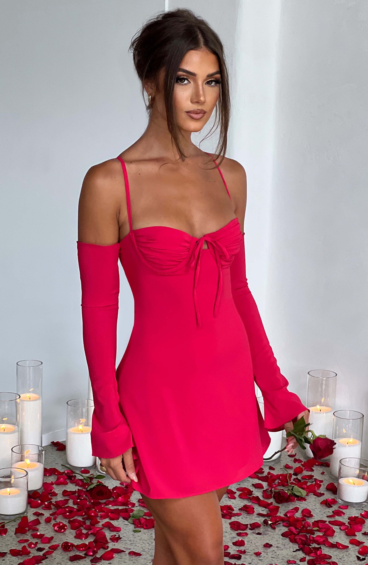 Fiona Mini Dress - Pink-My Top Dress.All Rights Reserved