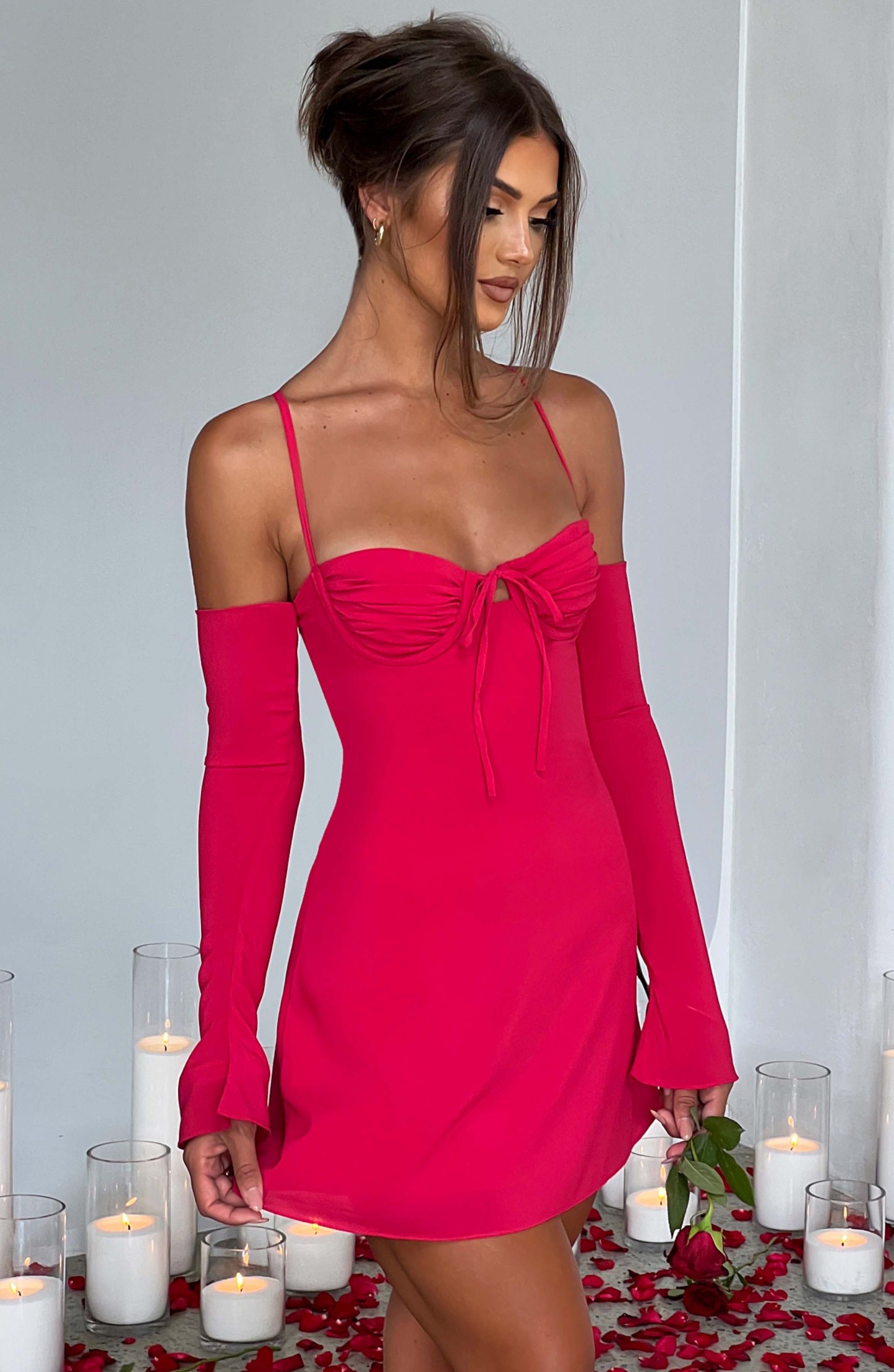 Fiona Mini Dress - Pink-My Top Dress.All Rights Reserved