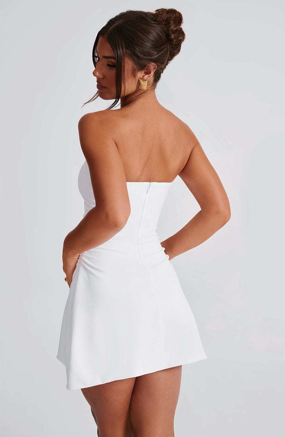 Fleur Mini Dress - Ivory-My Top Dress.All Rights Reserved