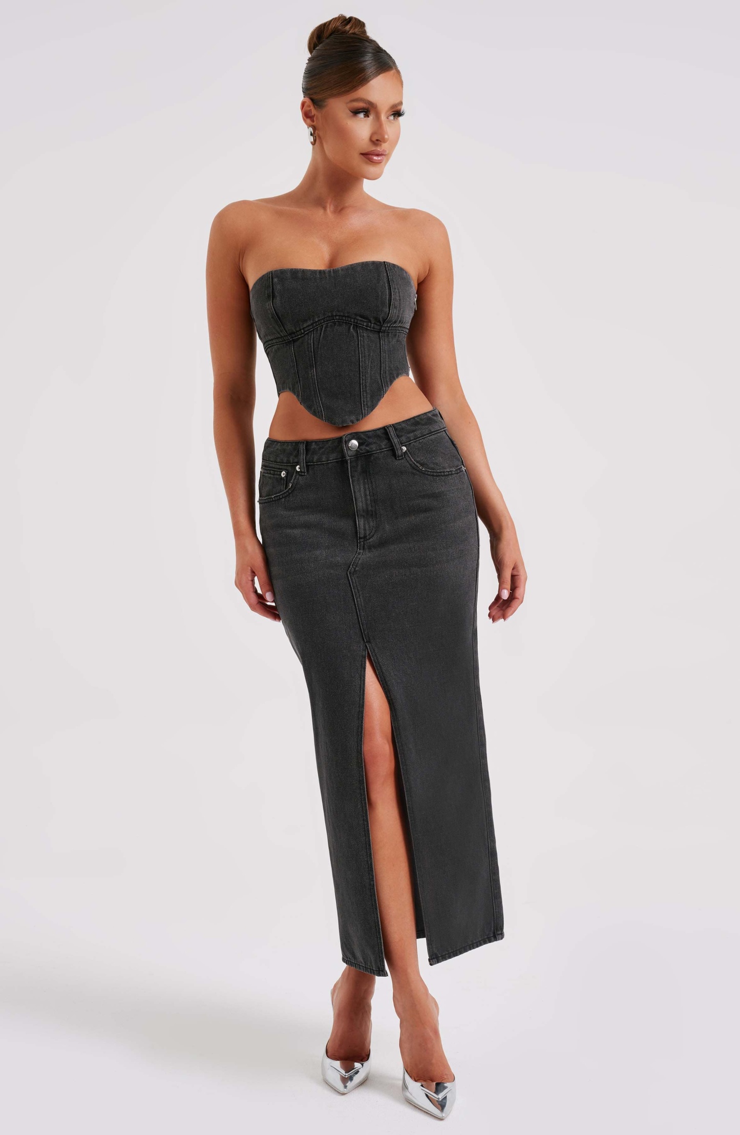 Flor Maxi Skirt - Black-My Top Dress.All Rights Reserved