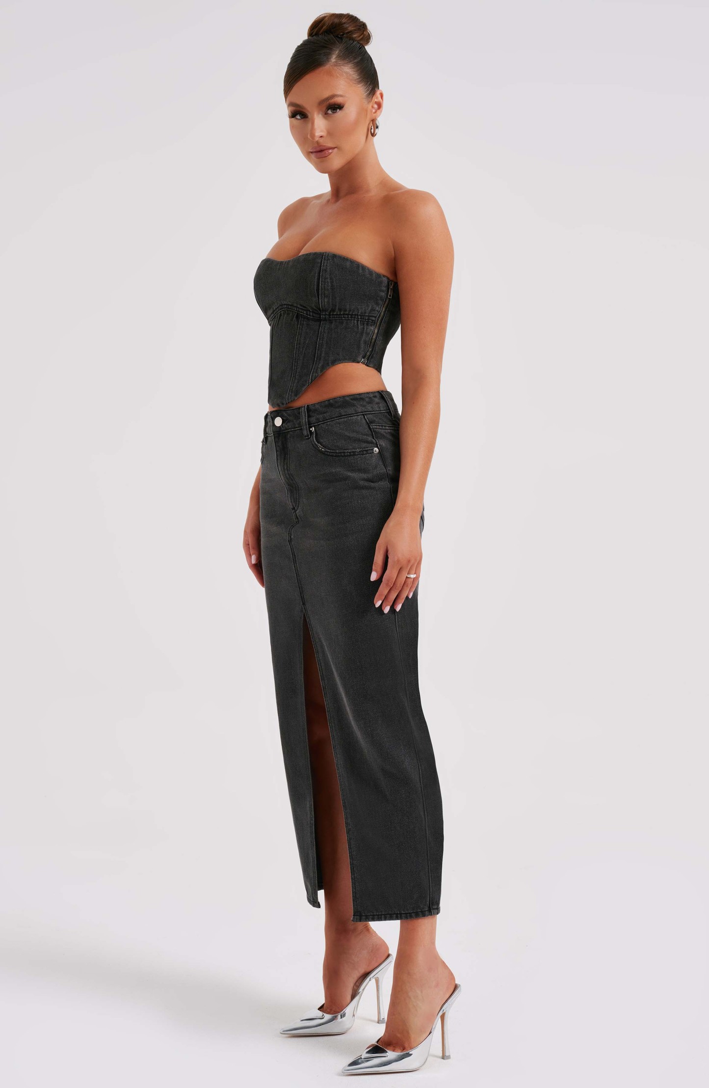 Flor Maxi Skirt - Black-My Top Dress.All Rights Reserved