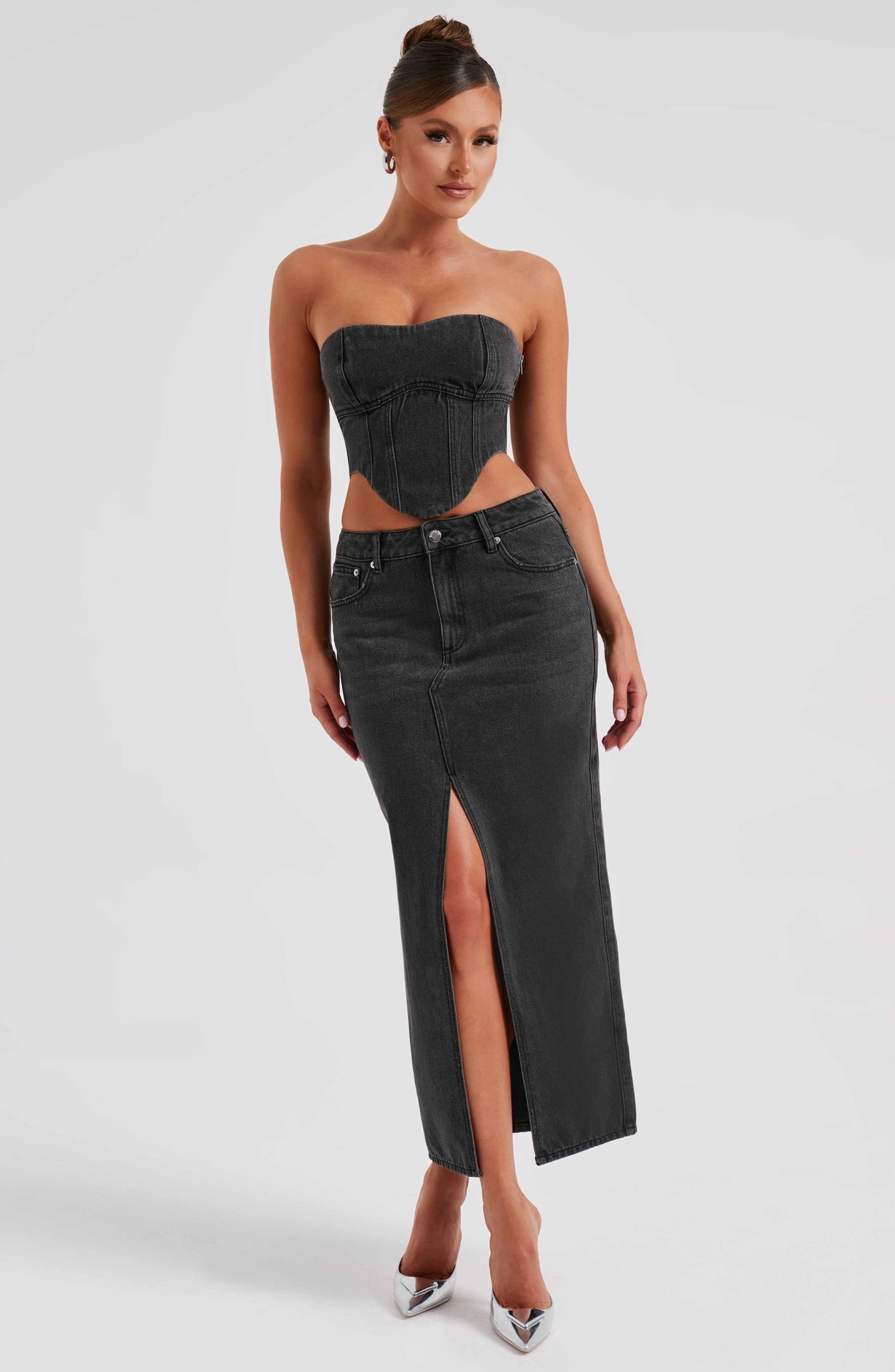 Flor Maxi Skirt - Black-My Top Dress.All Rights Reserved