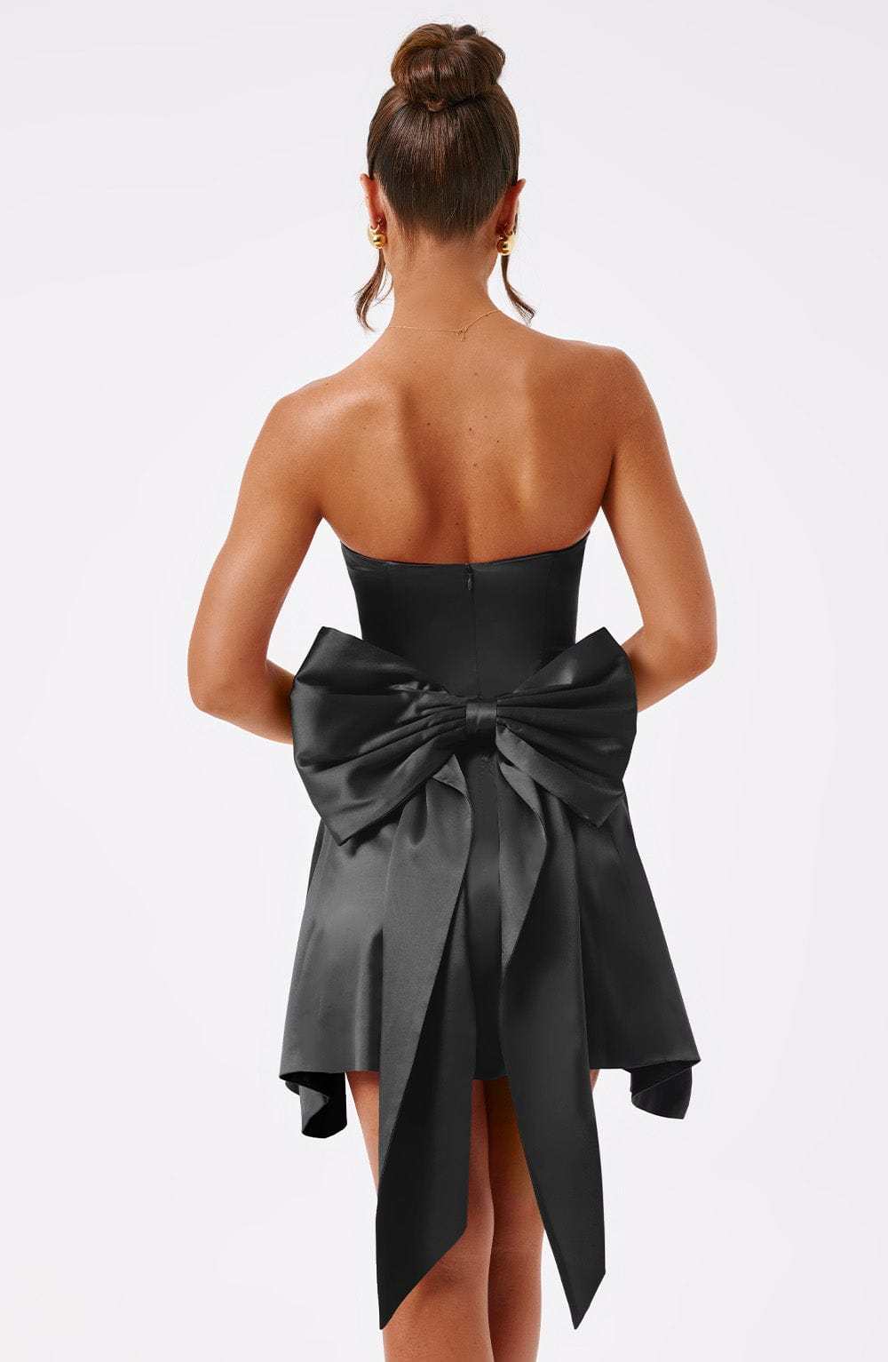 Freja Mini Dress - Black-My Top Dress.All Rights Reserved