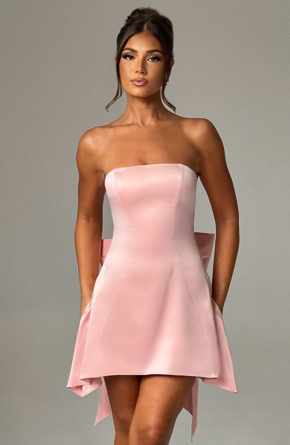 Freja Mini Dress - Blush-My Top Dress.All Rights Reserved