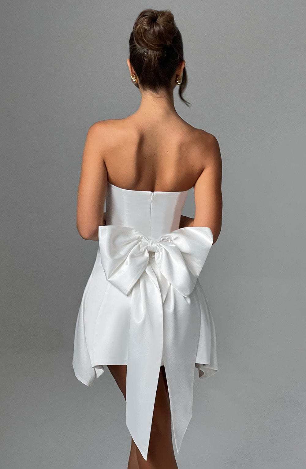 Freja Mini Dress - Ivory-My Top Dress.All Rights Reserved