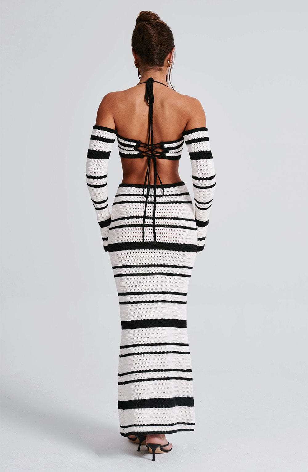 Georgia Top - Black/White-My Top Dress.All Rights Reserved