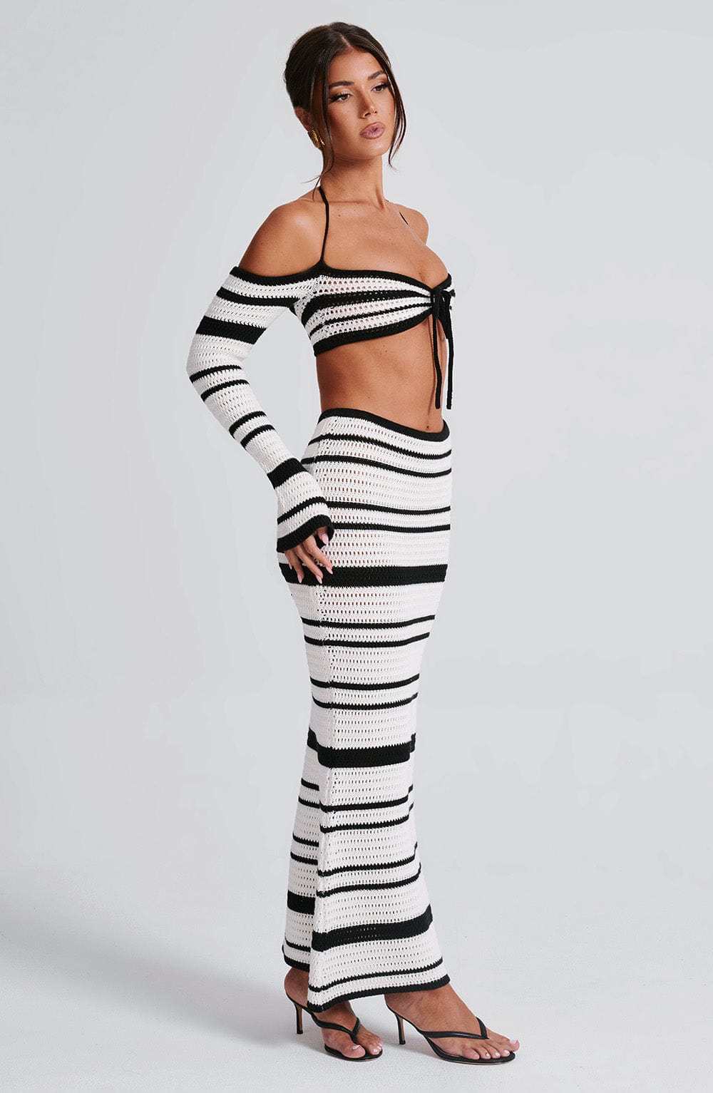 Georgia Top - Black/White-My Top Dress.All Rights Reserved