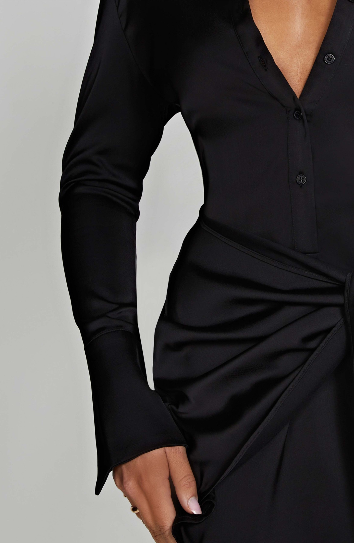 Gianna Mini Dress - Black-My Top Dress.All Rights Reserved