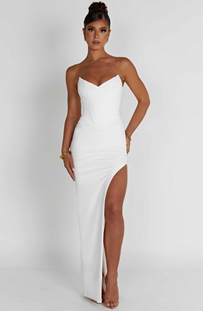 Giovanna Maxi Dress - Ivory-My Top Dress.All Rights Reserved