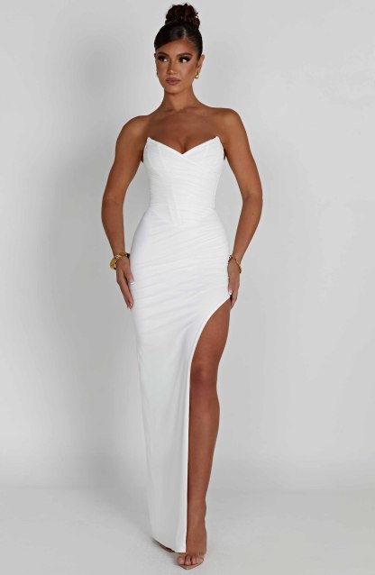 Giovanna Maxi Dress - Ivory-My Top Dress.All Rights Reserved