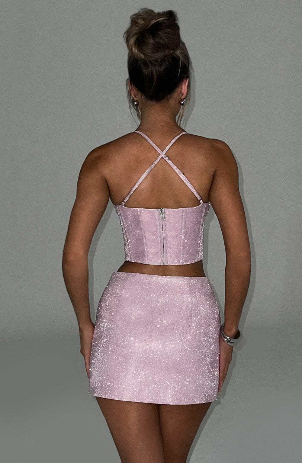 Amadae Corset - Pink Sparkle-My Top Dress.All Rights Reserved