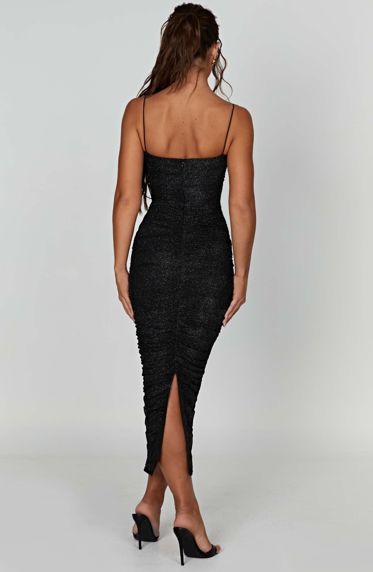 Gracie Maxi Dress - Black Sparkle-My Top Dress.All Rights Reserved
