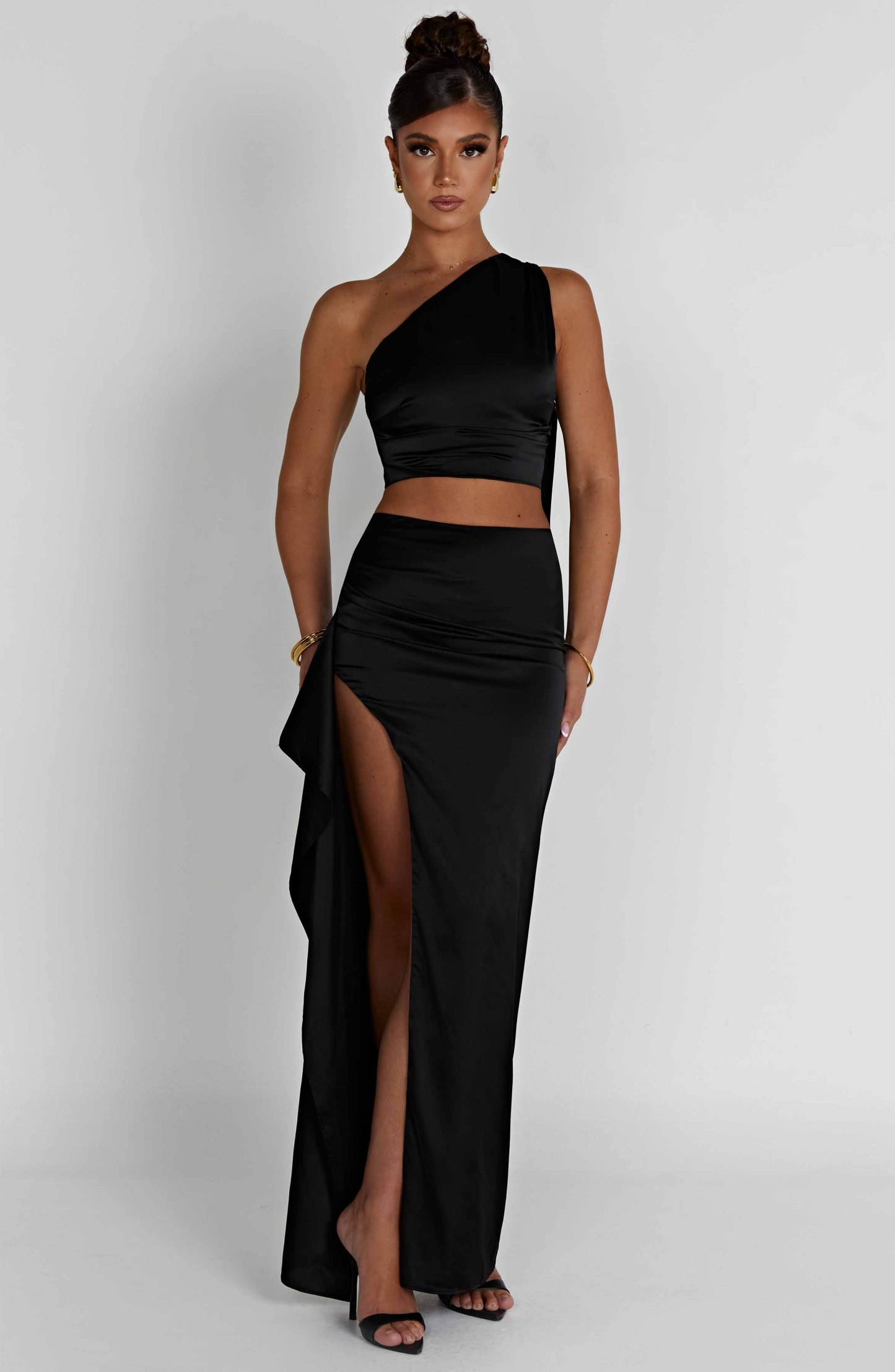 Halsey Maxi Skirt - Black-My Top Dress.All Rights Reserved