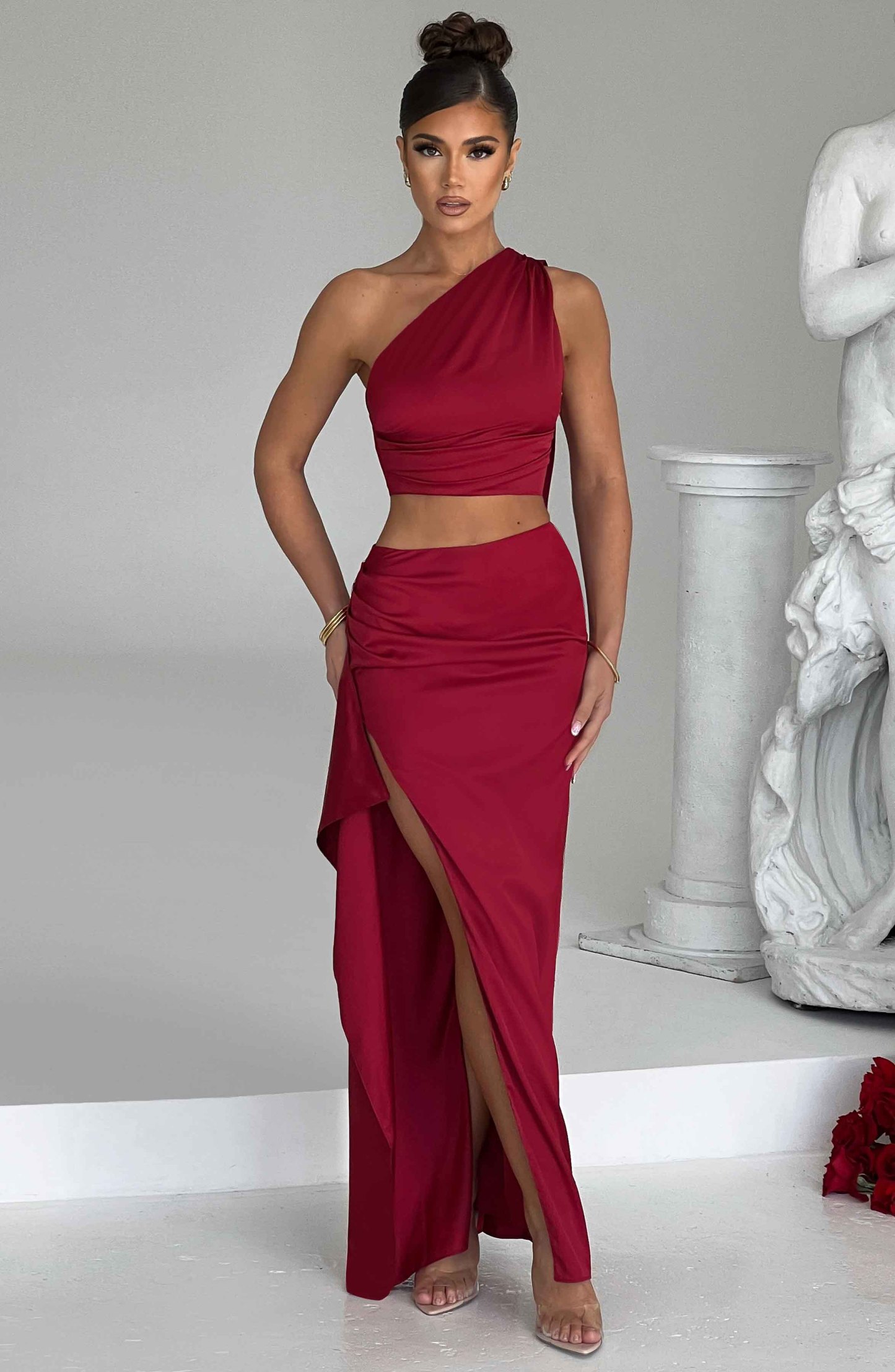 Halsey Top - Wine-My Top Dress.All Rights Reserved