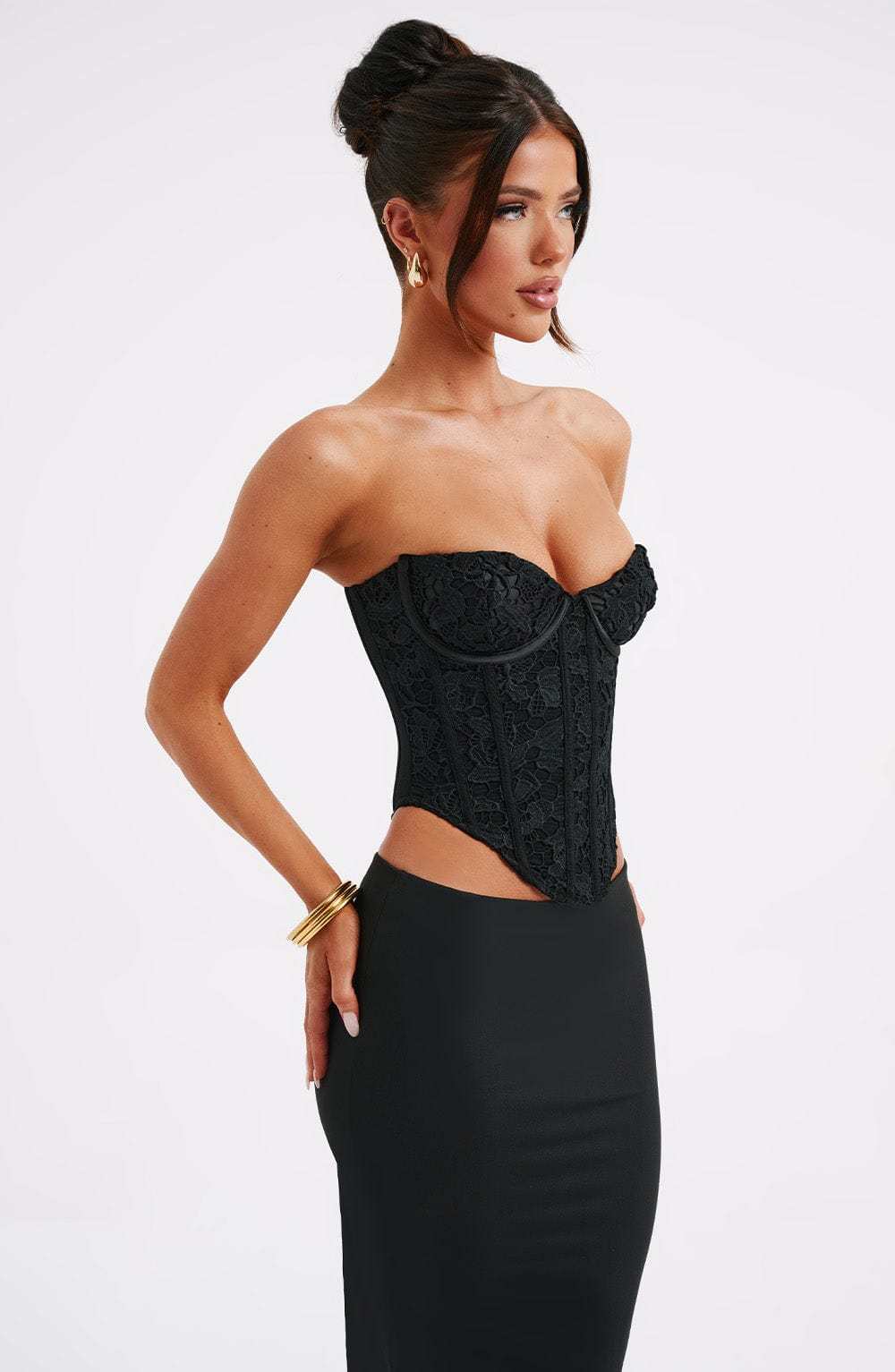 Harlow Corset - Black-My Top Dress.All Rights Reserved