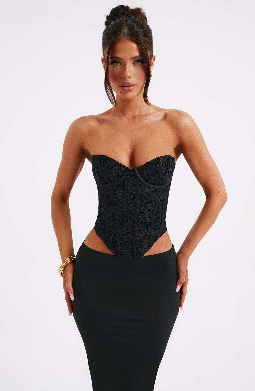 Harlow Corset - Black-My Top Dress.All Rights Reserved