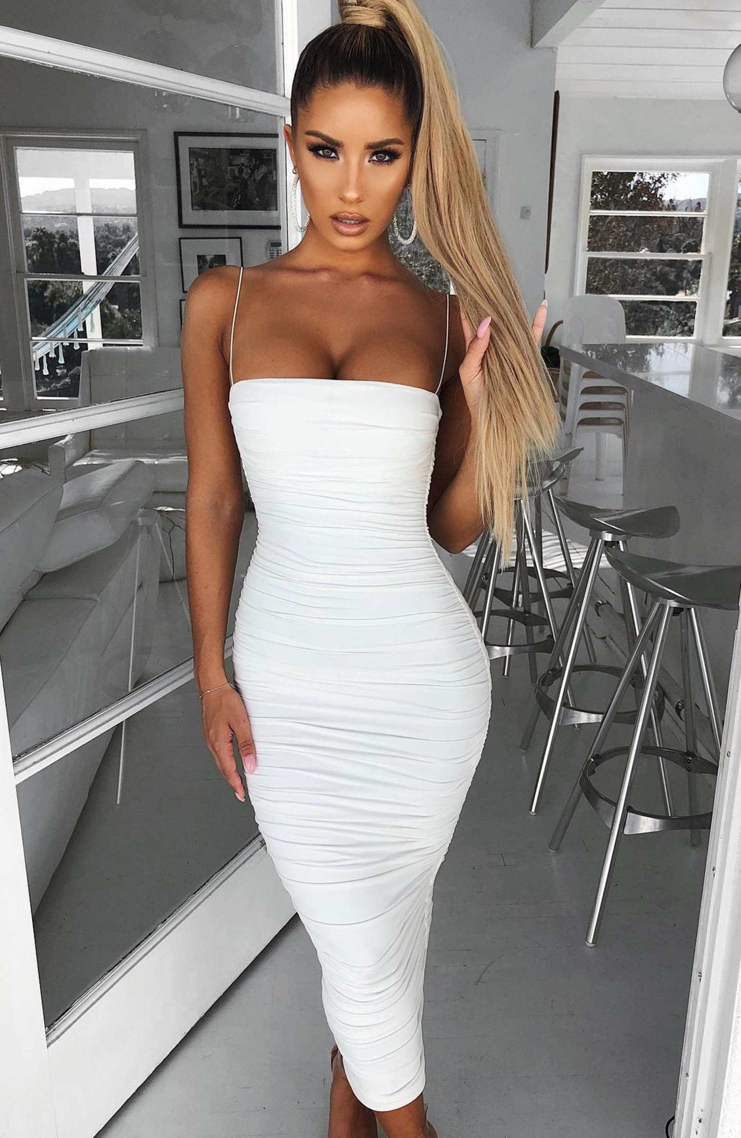Haven Maxi Dress - White-My Top Dress.All Rights Reserved