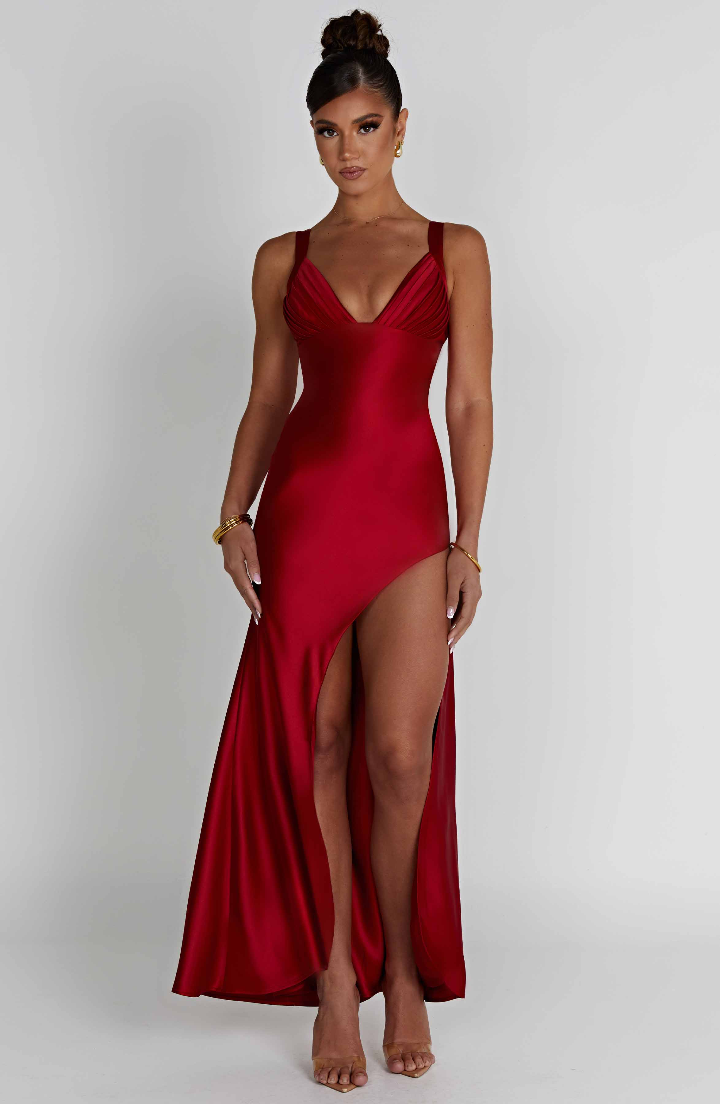Hayley Maxi Dress - Red-My Top Dress.All Rights Reserved