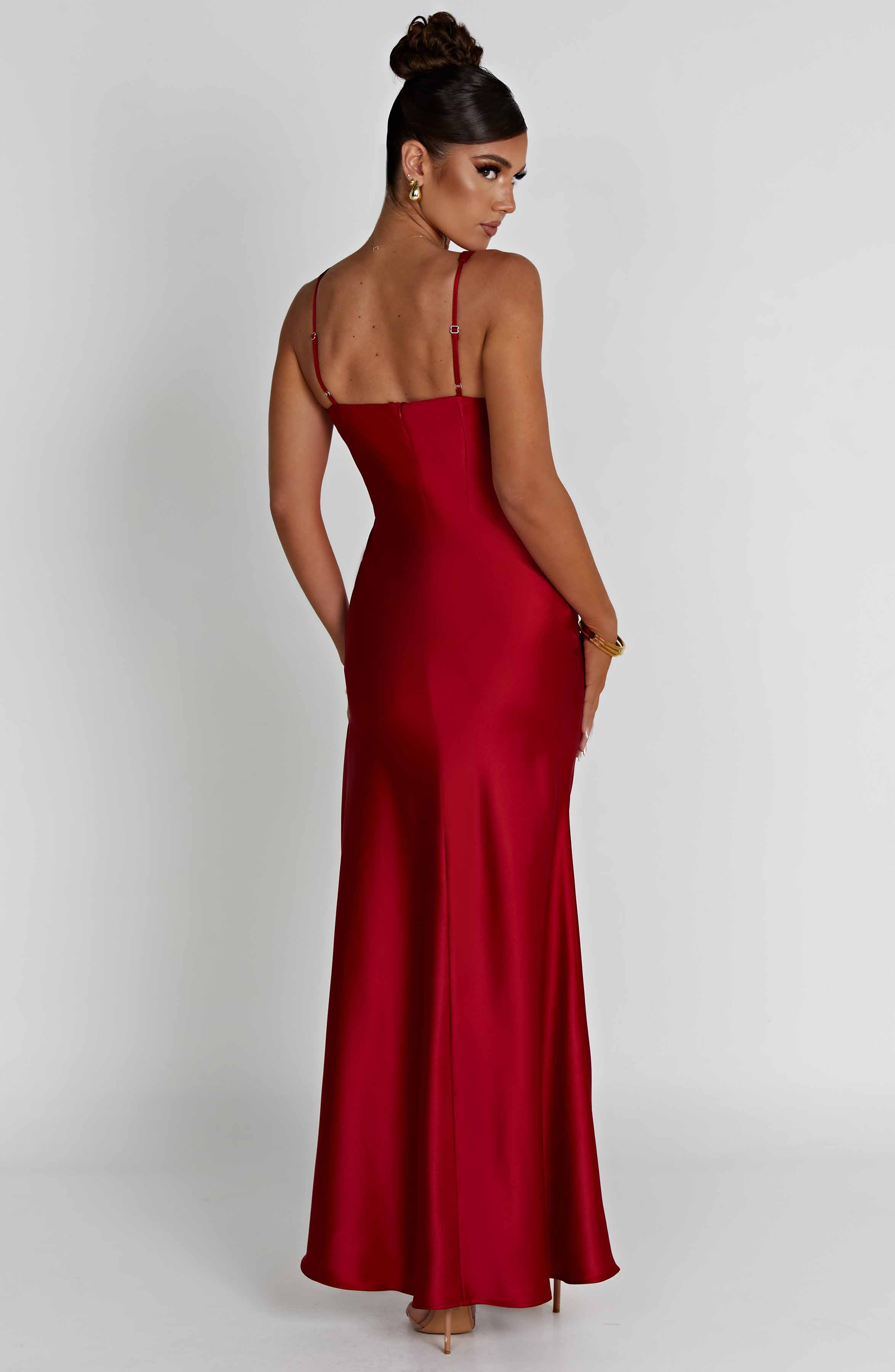 Hayley Maxi Dress - Red-My Top Dress.All Rights Reserved
