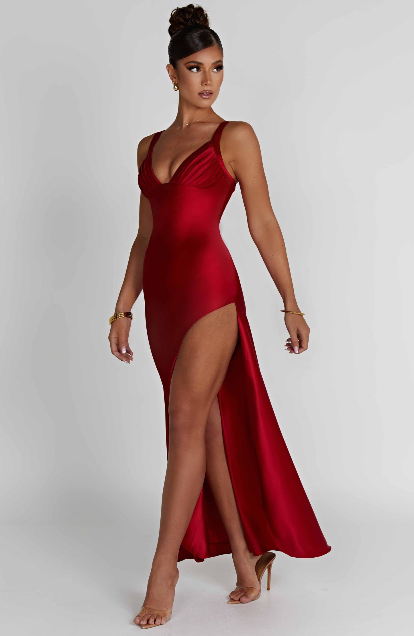Hayley Maxi Dress - Red-My Top Dress.All Rights Reserved