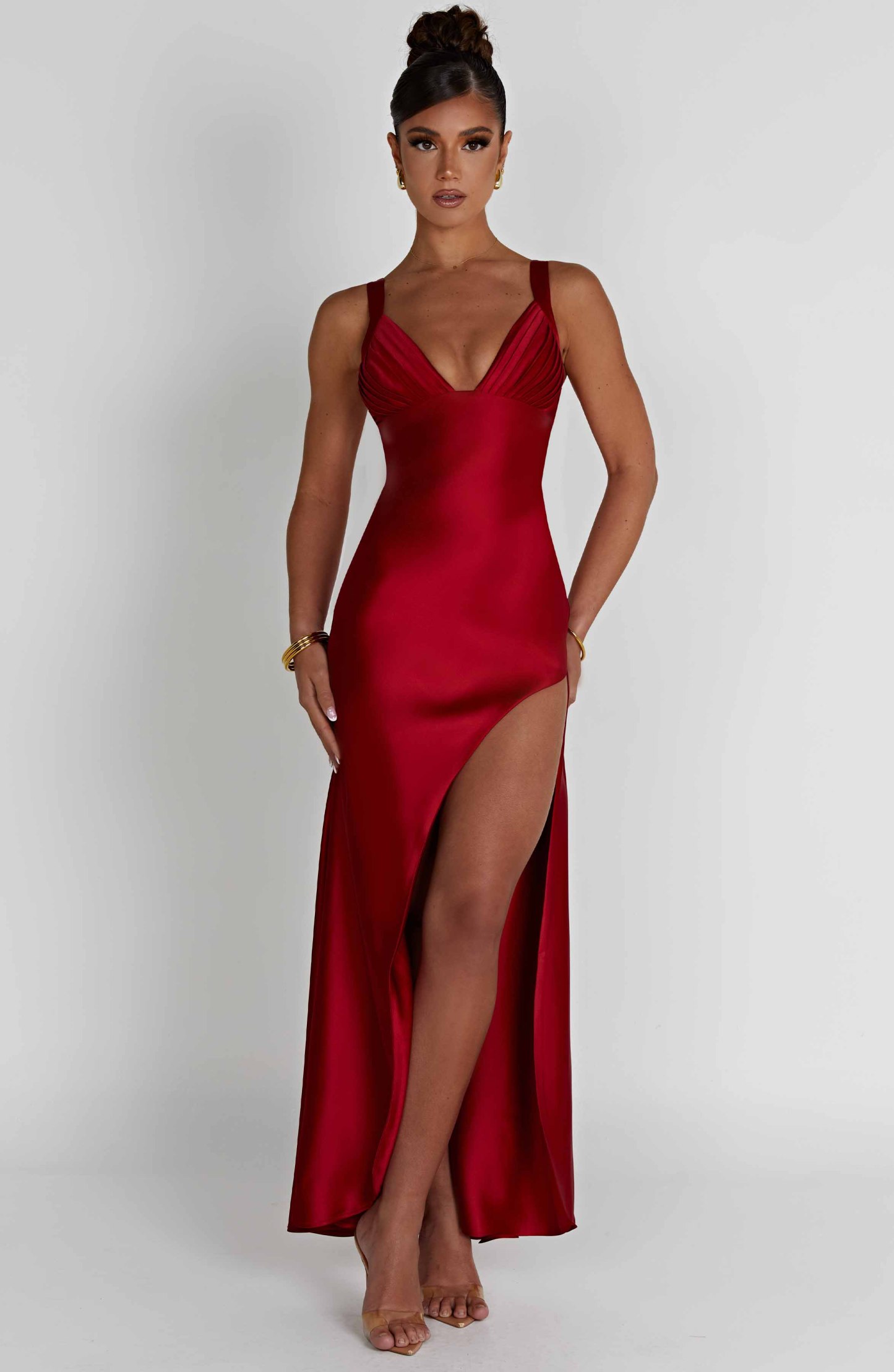 Hayley Maxi Dress - Red-My Top Dress.All Rights Reserved