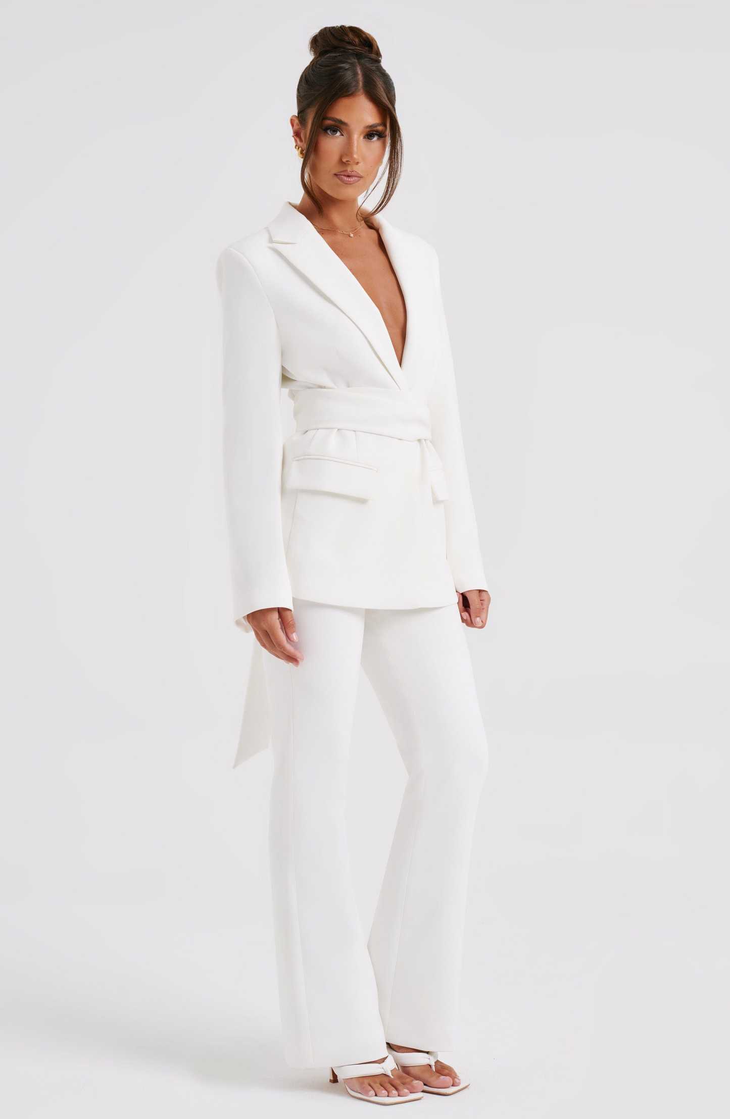 Hazel Pant - Ivory-My Top Dress.All Rights Reserved