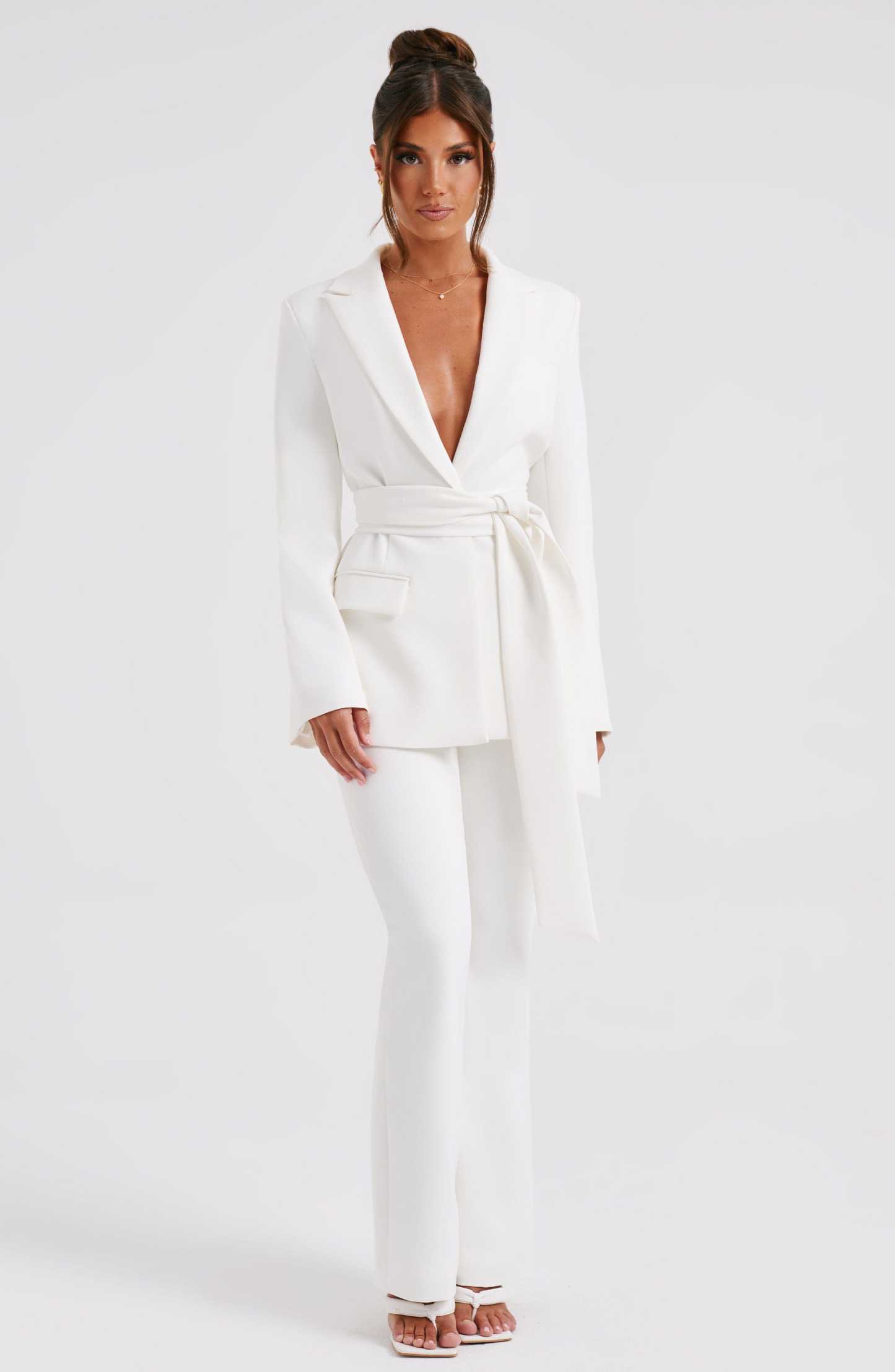 Hazel Pant - Ivory-My Top Dress.All Rights Reserved