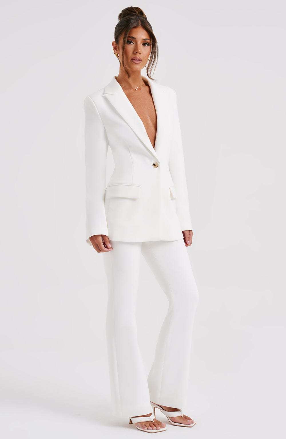 Hazel Pant - Ivory-My Top Dress.All Rights Reserved