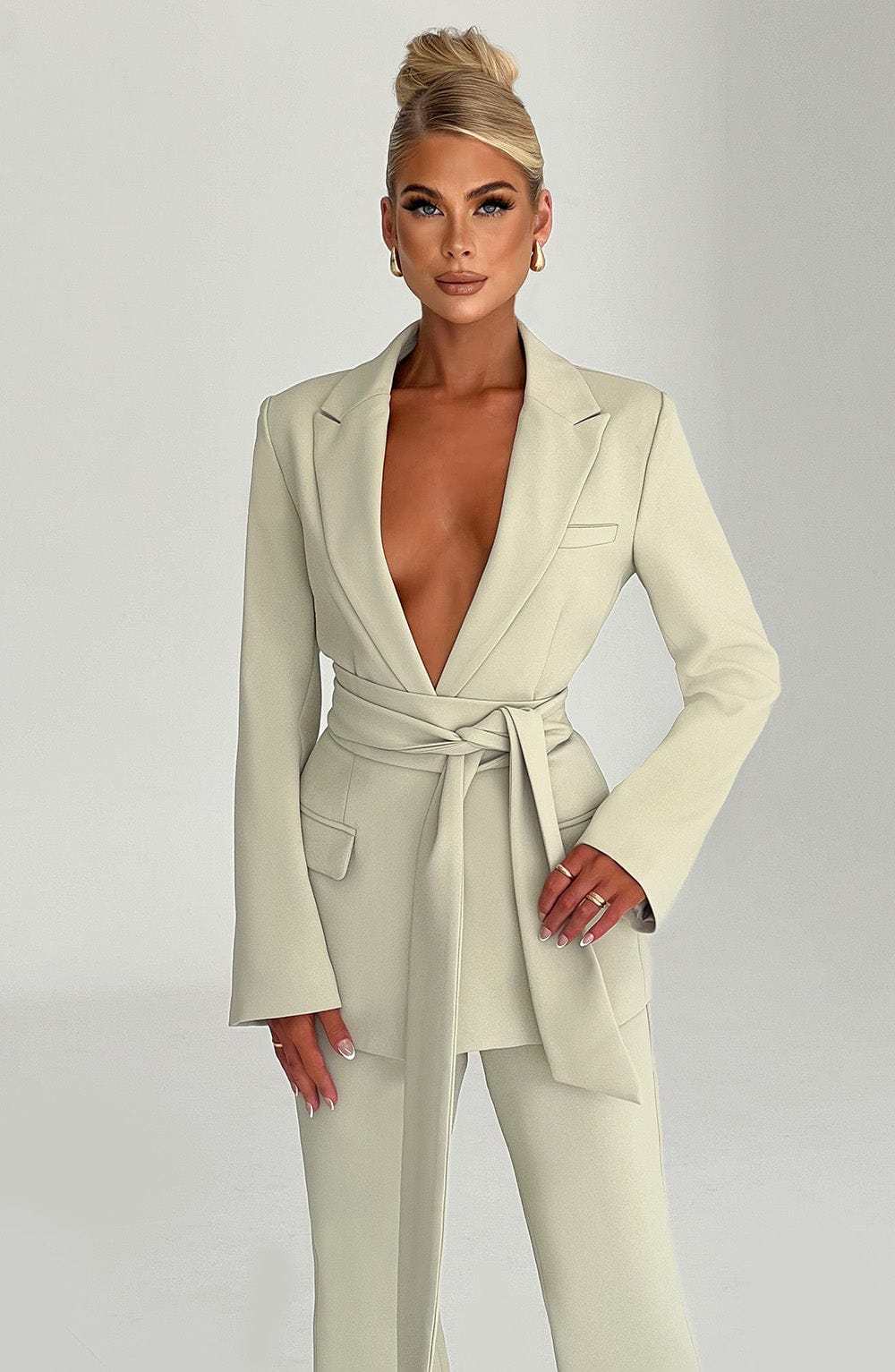 Hazel Pant - Sage-My Top Dress.All Rights Reserved