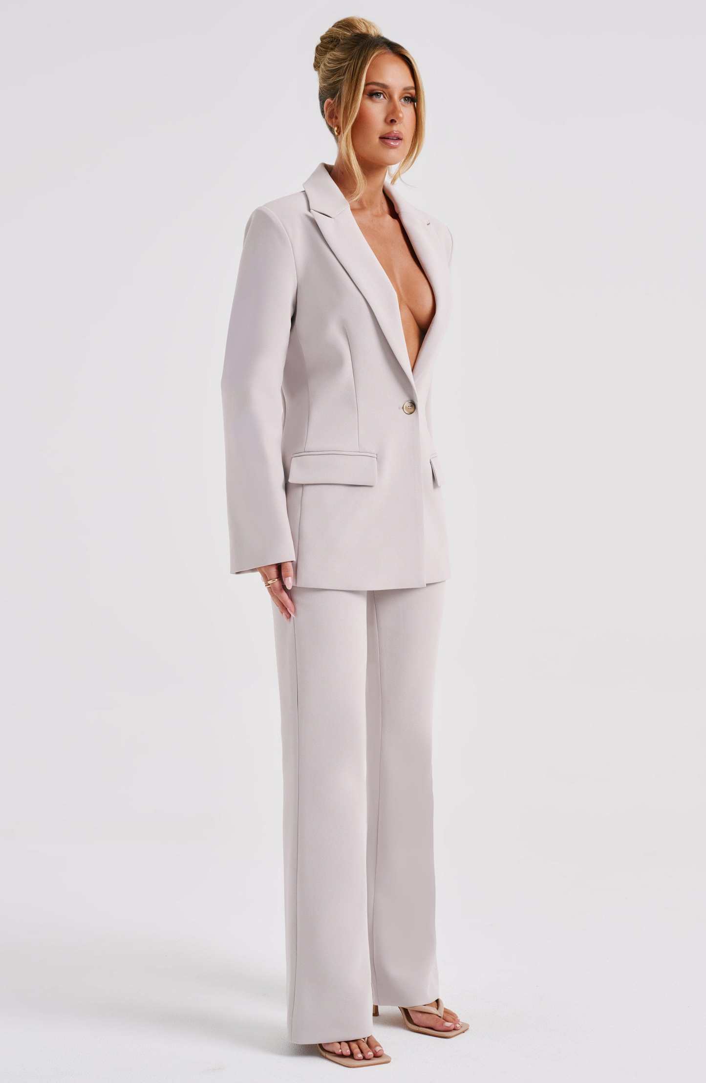 Hazel Pant - Stone-My Top Dress.All Rights Reserved
