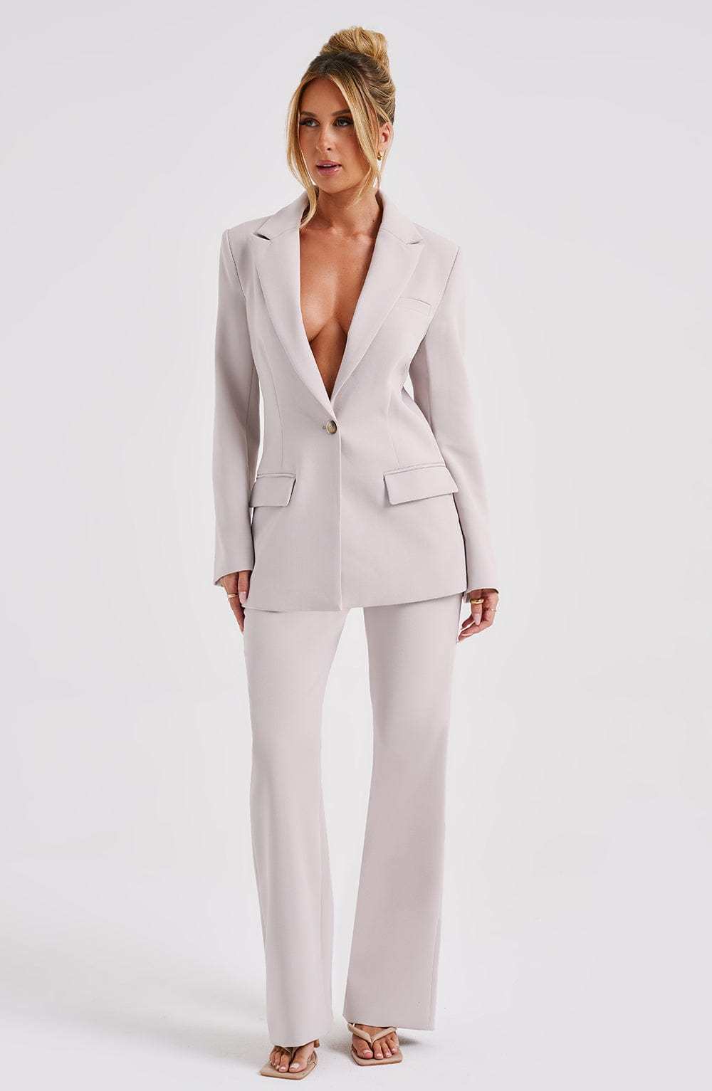 Hazel Pant - Stone-My Top Dress.All Rights Reserved