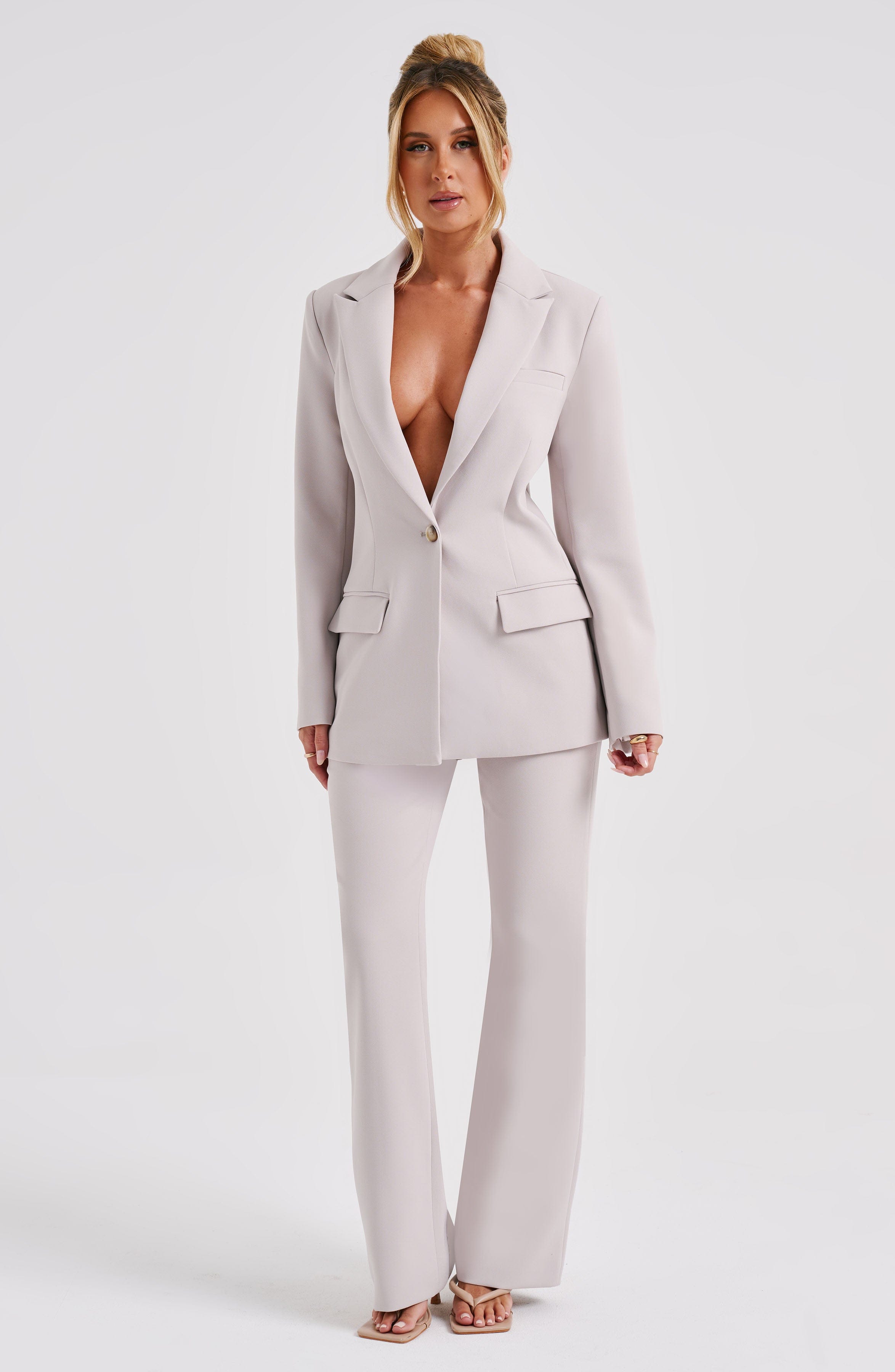 Hazel Pant - Stone-My Top Dress.All Rights Reserved
