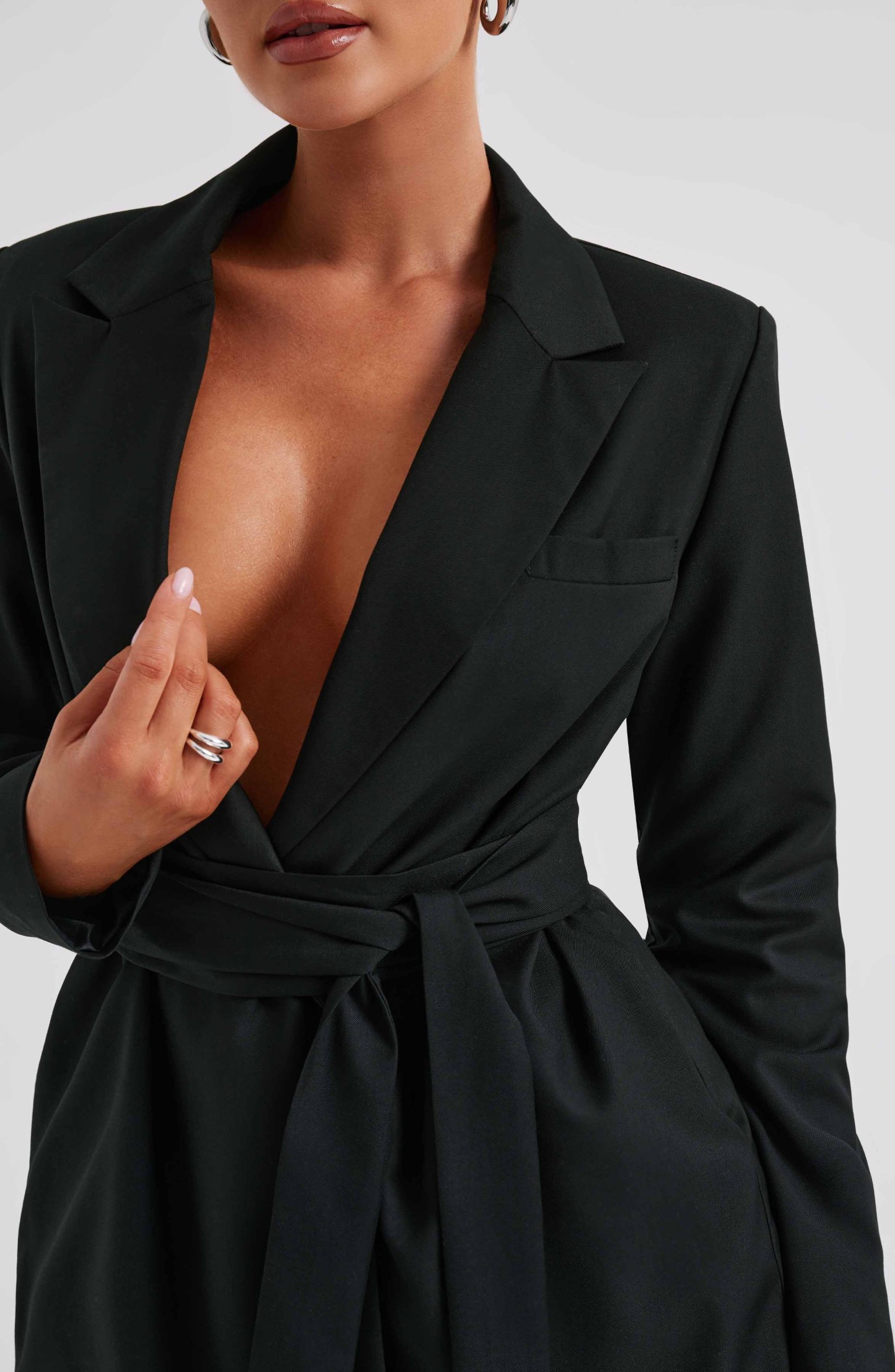 Heather Suit Dress - Black-My Top Dress.All Rights Reserved